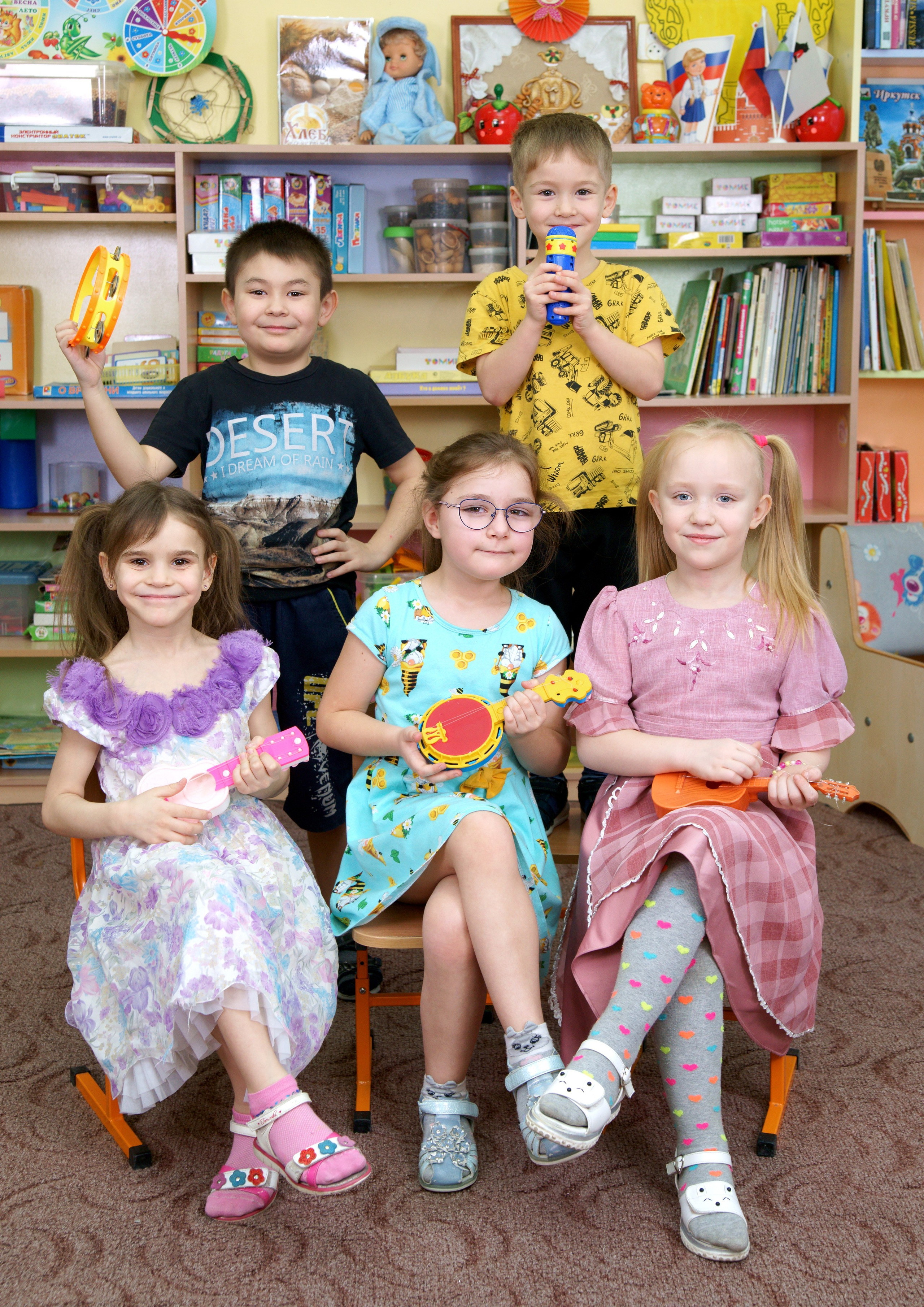 Фотосессия выпускников детского сада в Иркутске