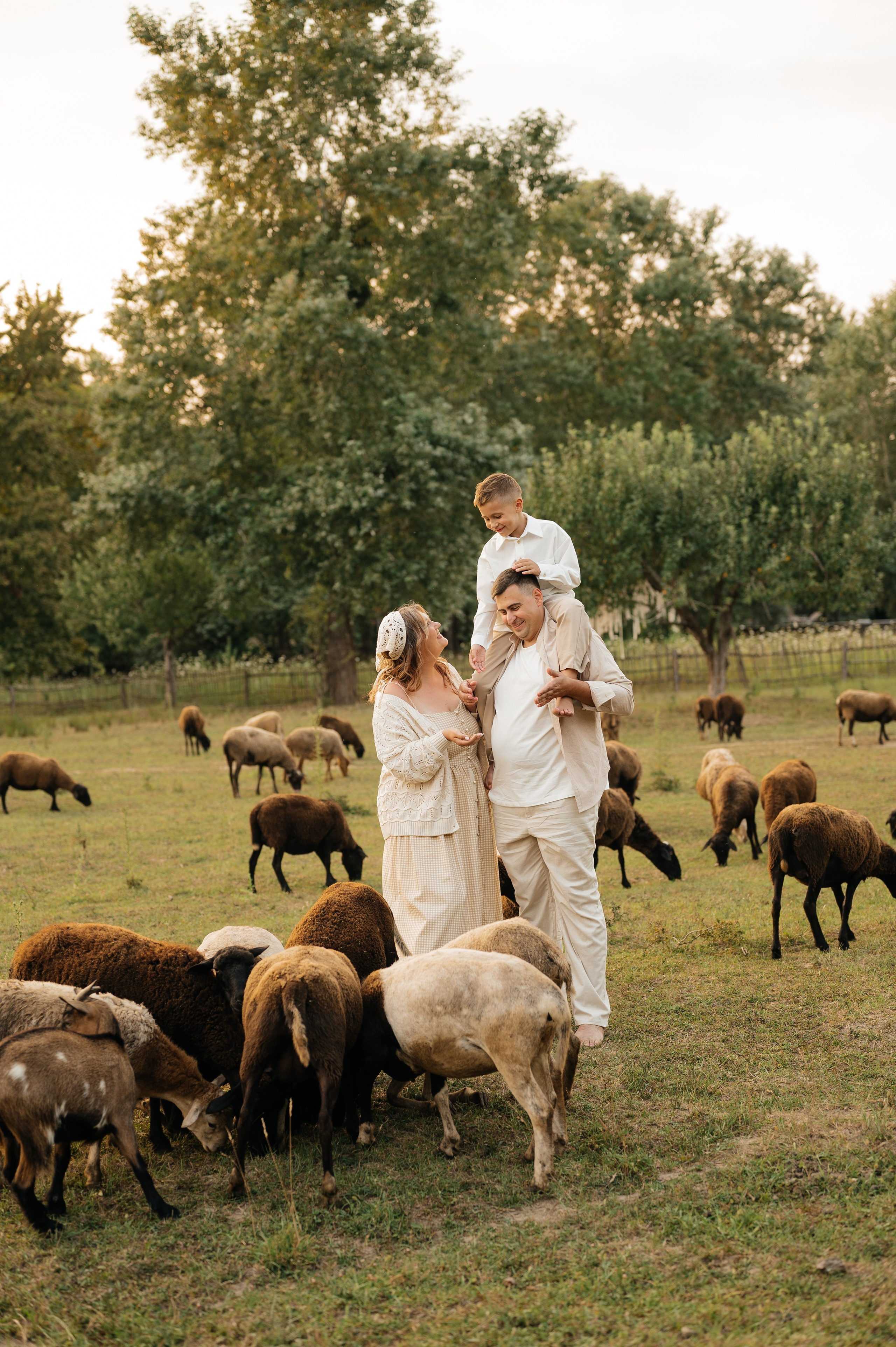Семейная фотосессия на ферме. Свадебный и семейный фотограф в Краснодаре Алина Мельник