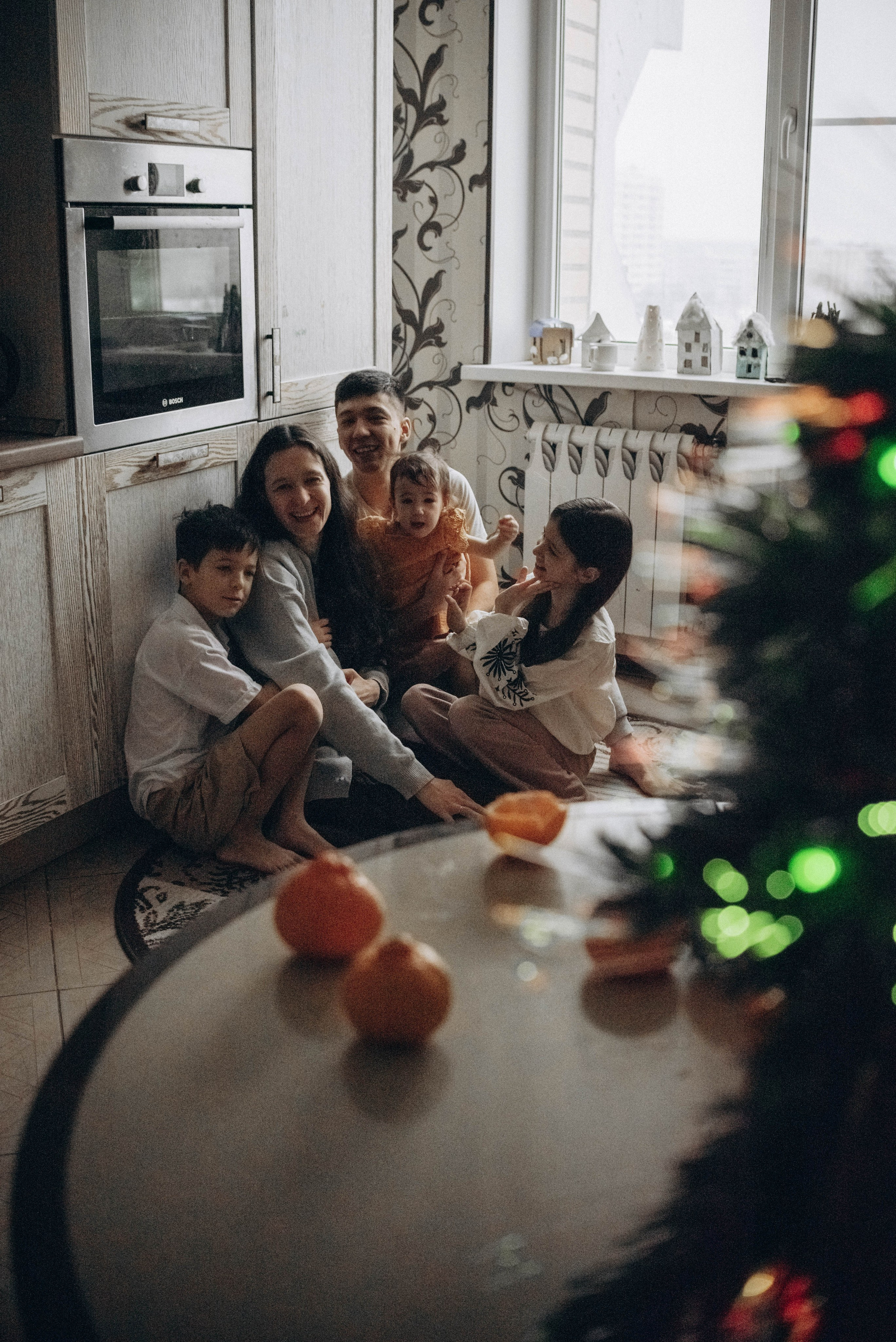 Семейная домашняя фотосессия. Семейный фотограф в Железнодорожном Масаева Елена