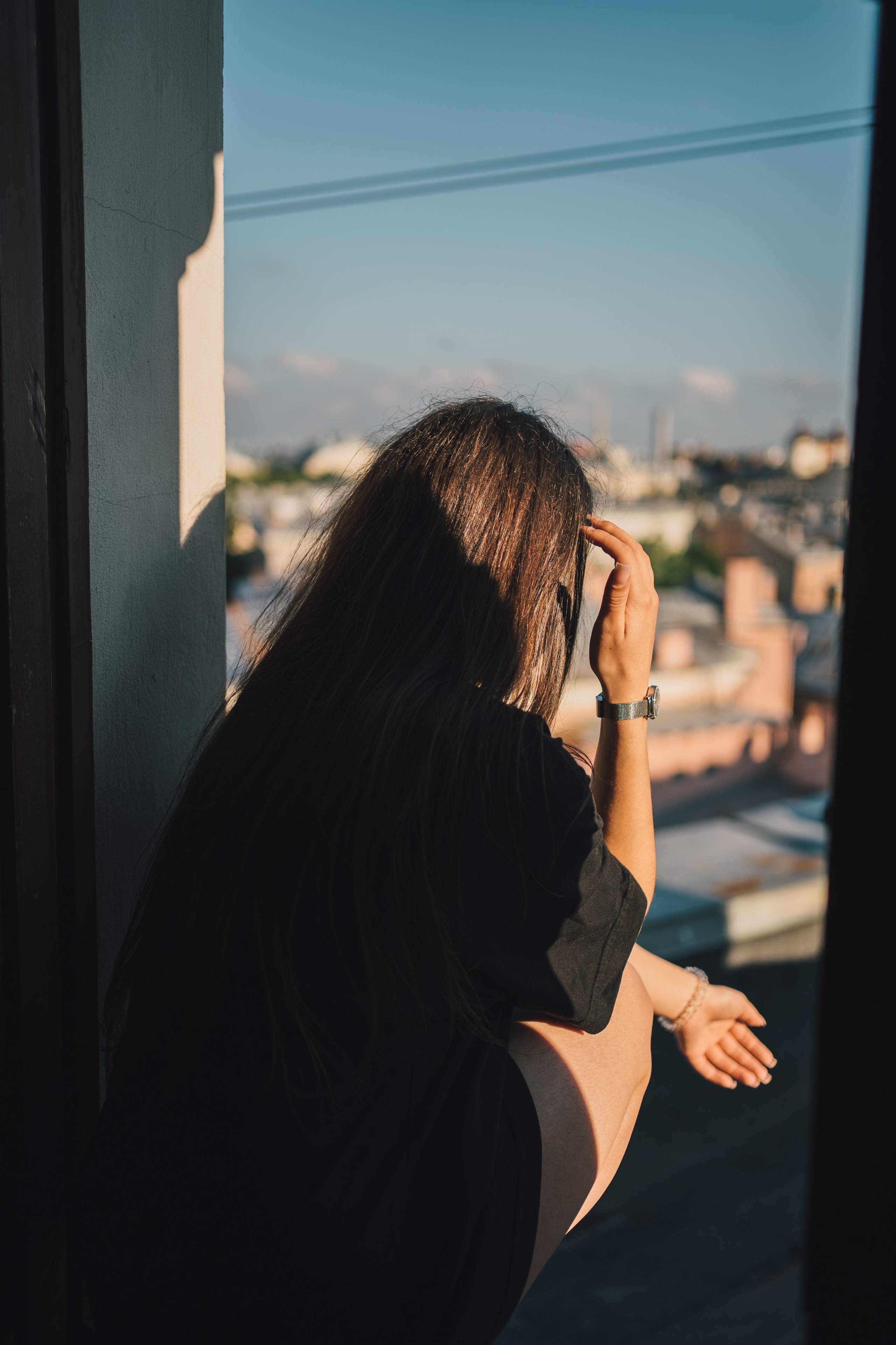 На крыше. Репортажный фотограф в Санкт-Петербурге. Фотограф на мероприятие в СПБ