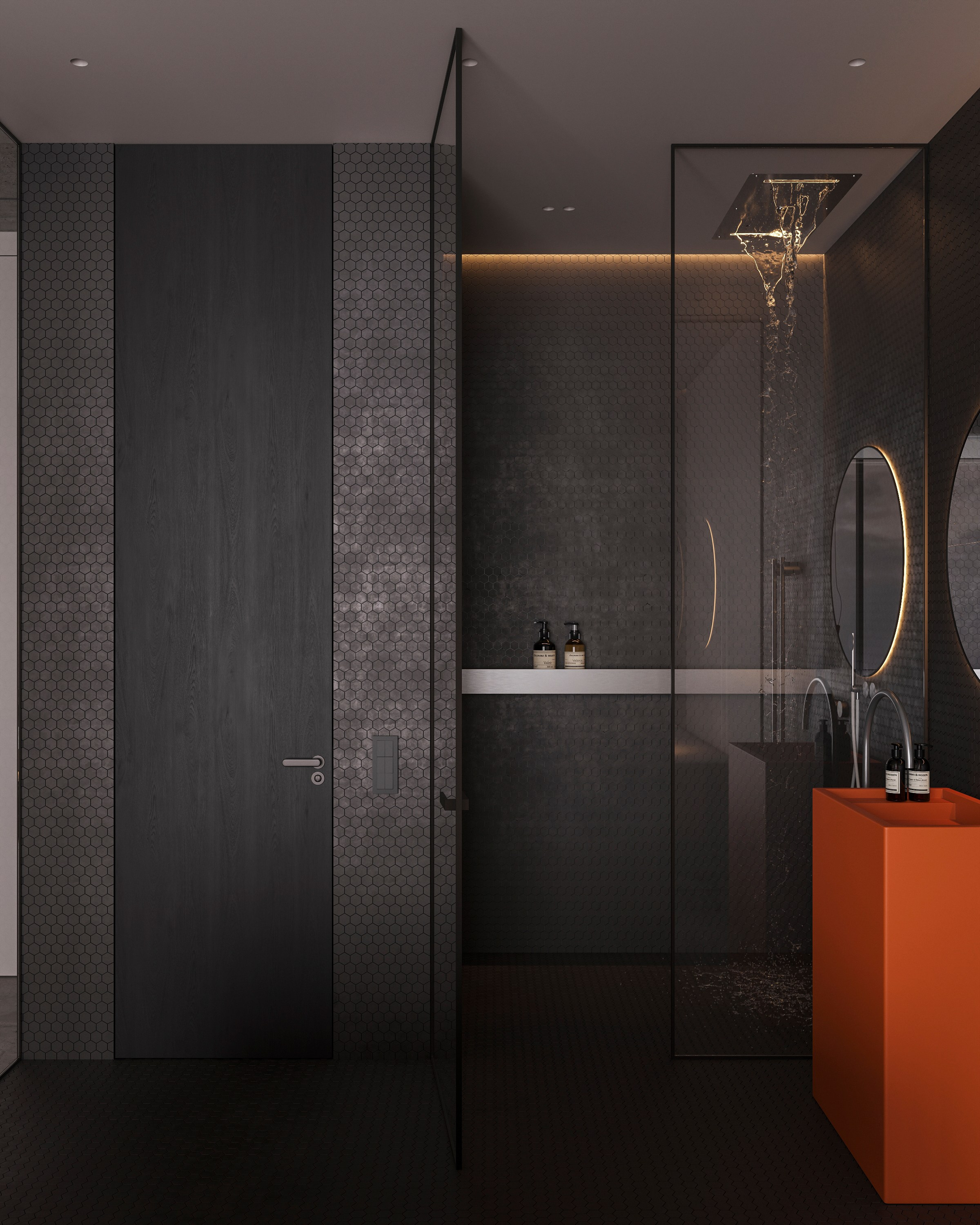 LUXURIOUS SIMPLICITY | BLACK CONCEPT. Interior Visualization by Valerie Stetyukevich