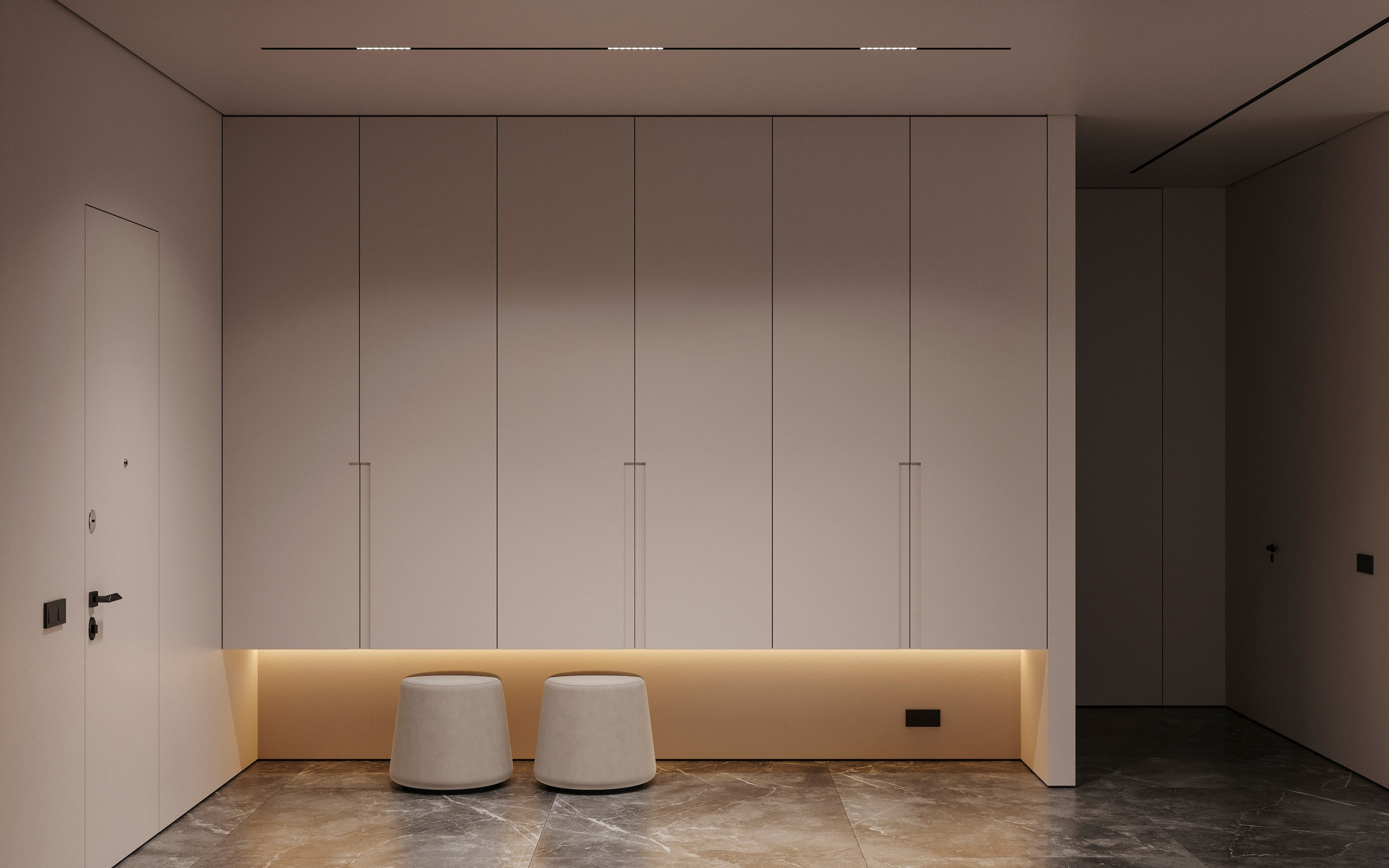 COZY SKYLINE | CONCEPTUAL PROJECT. Interior Visualization by Valerie Stetyukevich