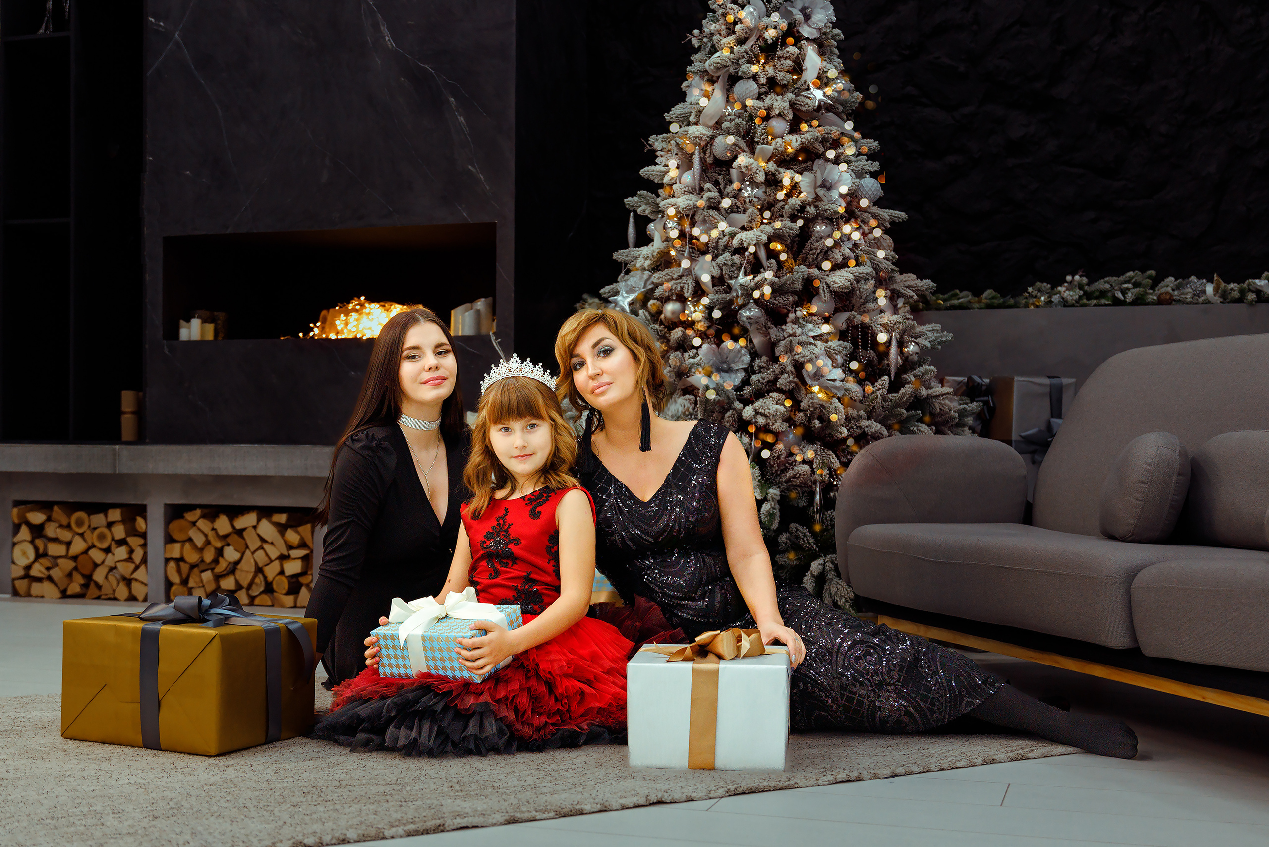 Новогодние фотосессии. Фотограф женского портрета, беременности и материнства Харькова Елена