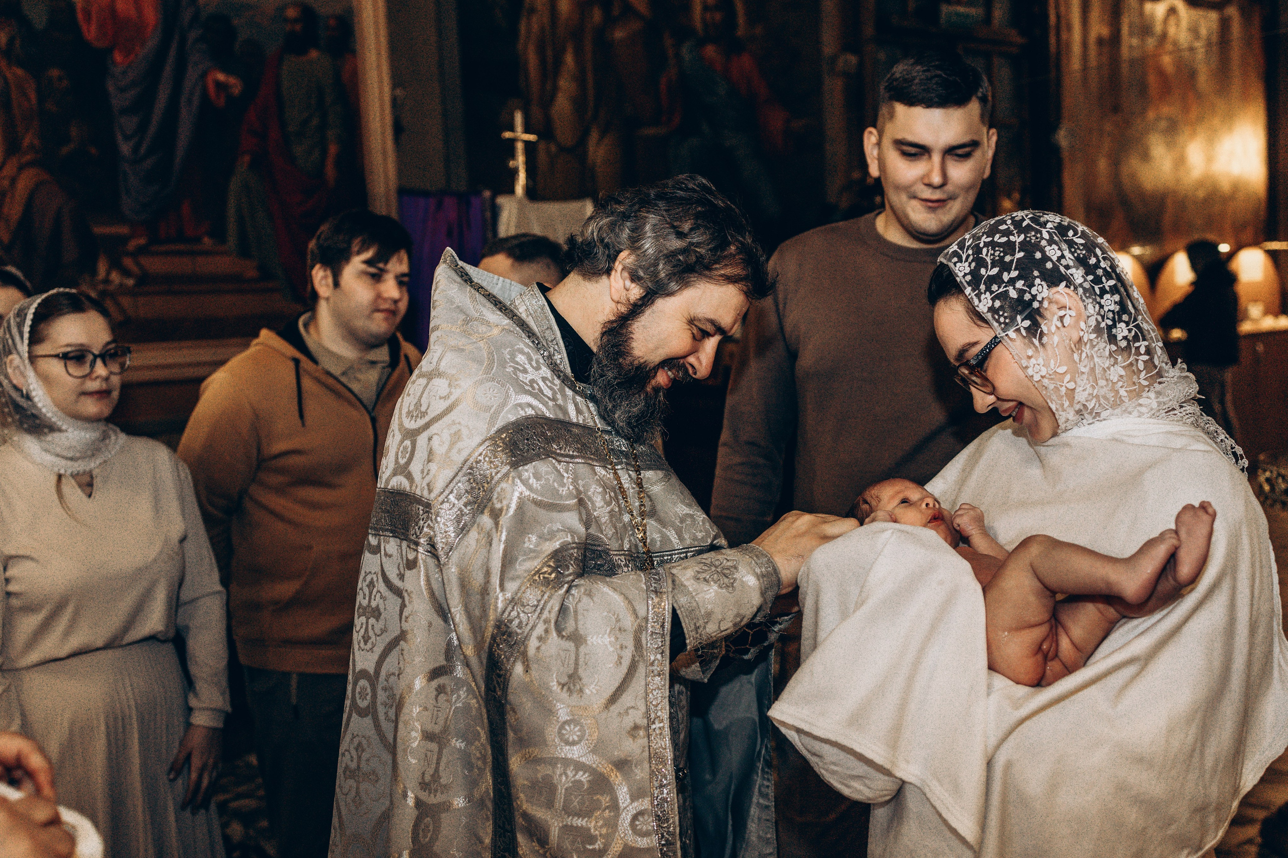 Крещение в Храме Воскресения Словущего в Даниловской Слободе. Главная