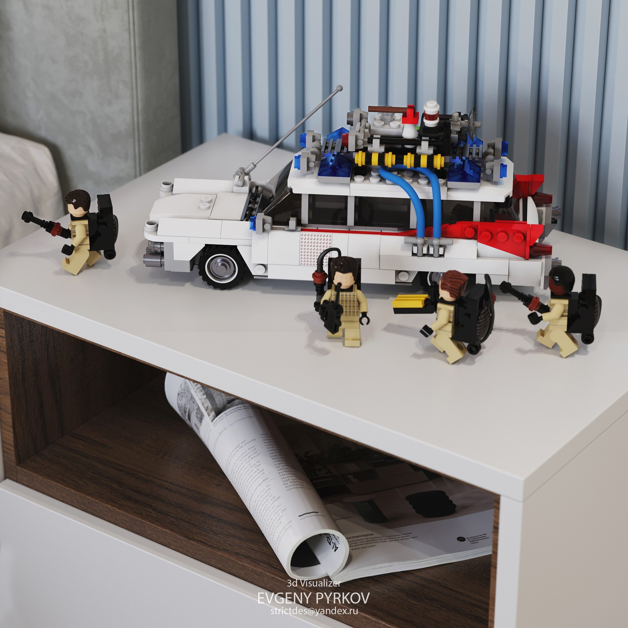 Детская в небольшой квартире. Клиент Stolyarov architectural bureau. Евгений Пырков — 3d визуализатор интерьеров и экстерьеров России