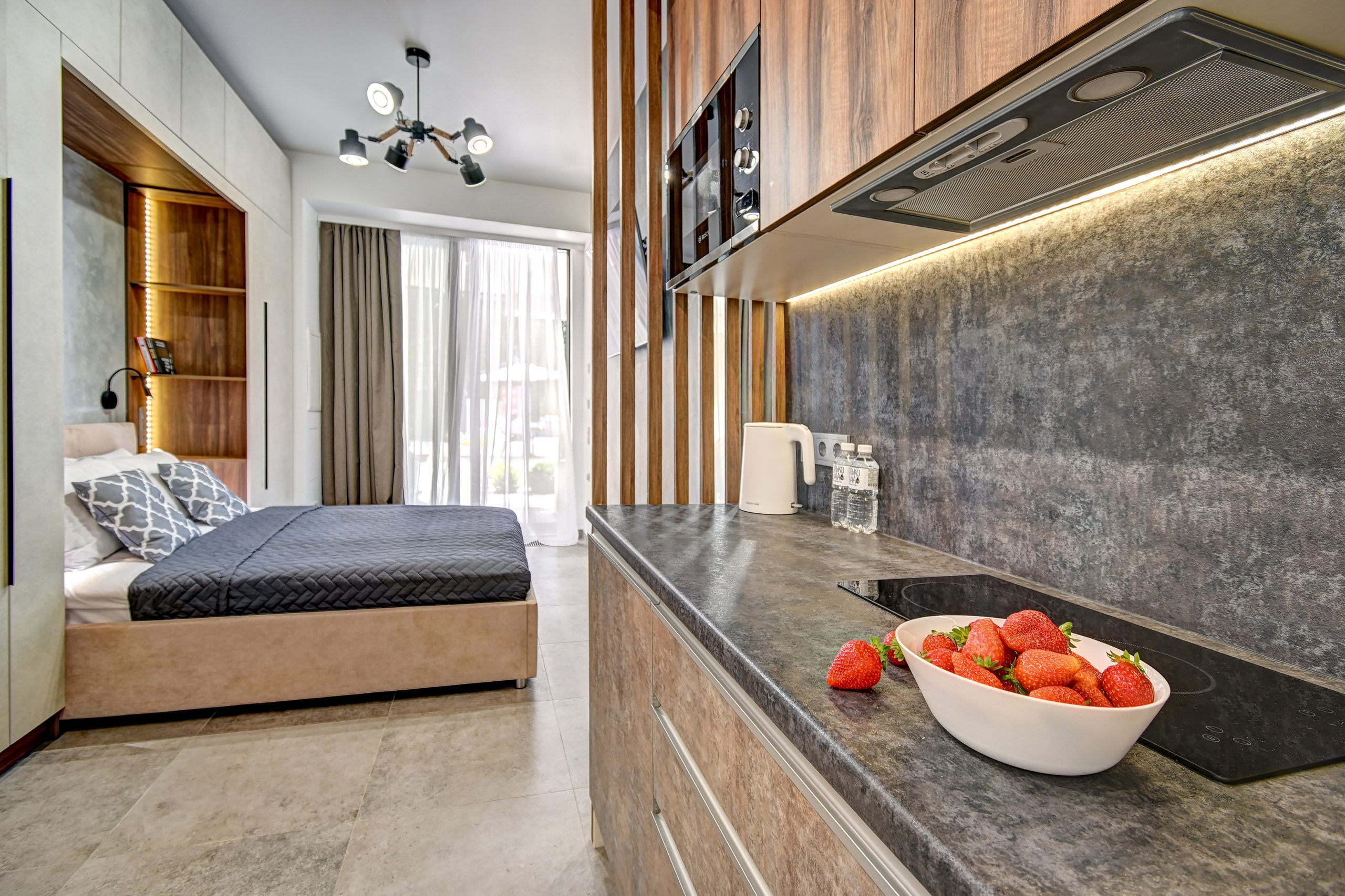 Номер Апарт-отеля Монтевиль. Интерьерный фотограф в Сочи | Роман Сусленко