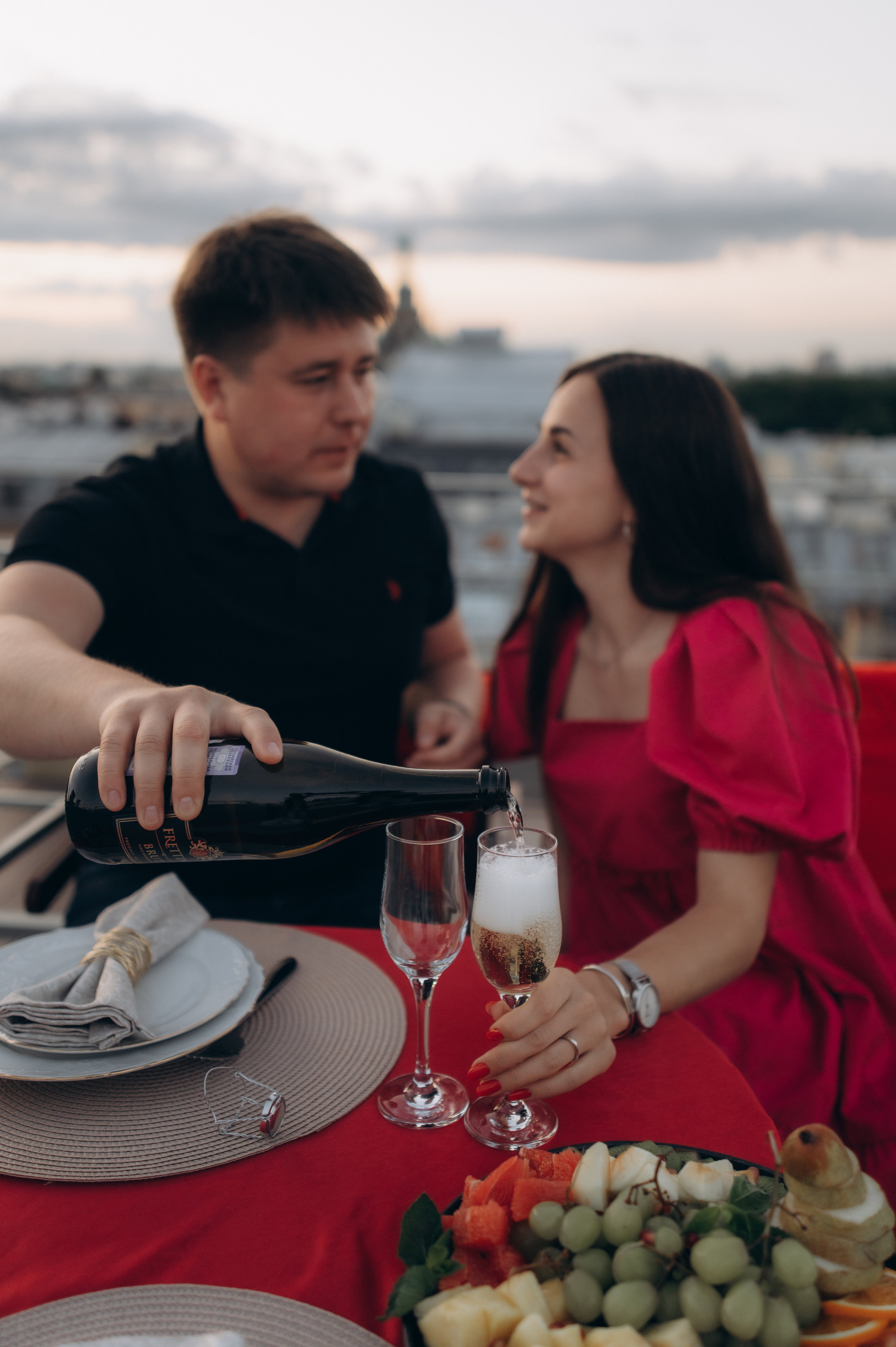 Помолвка на крыше Питера. Семейный фотограф в Санкт-Петербурге Александра Милованова