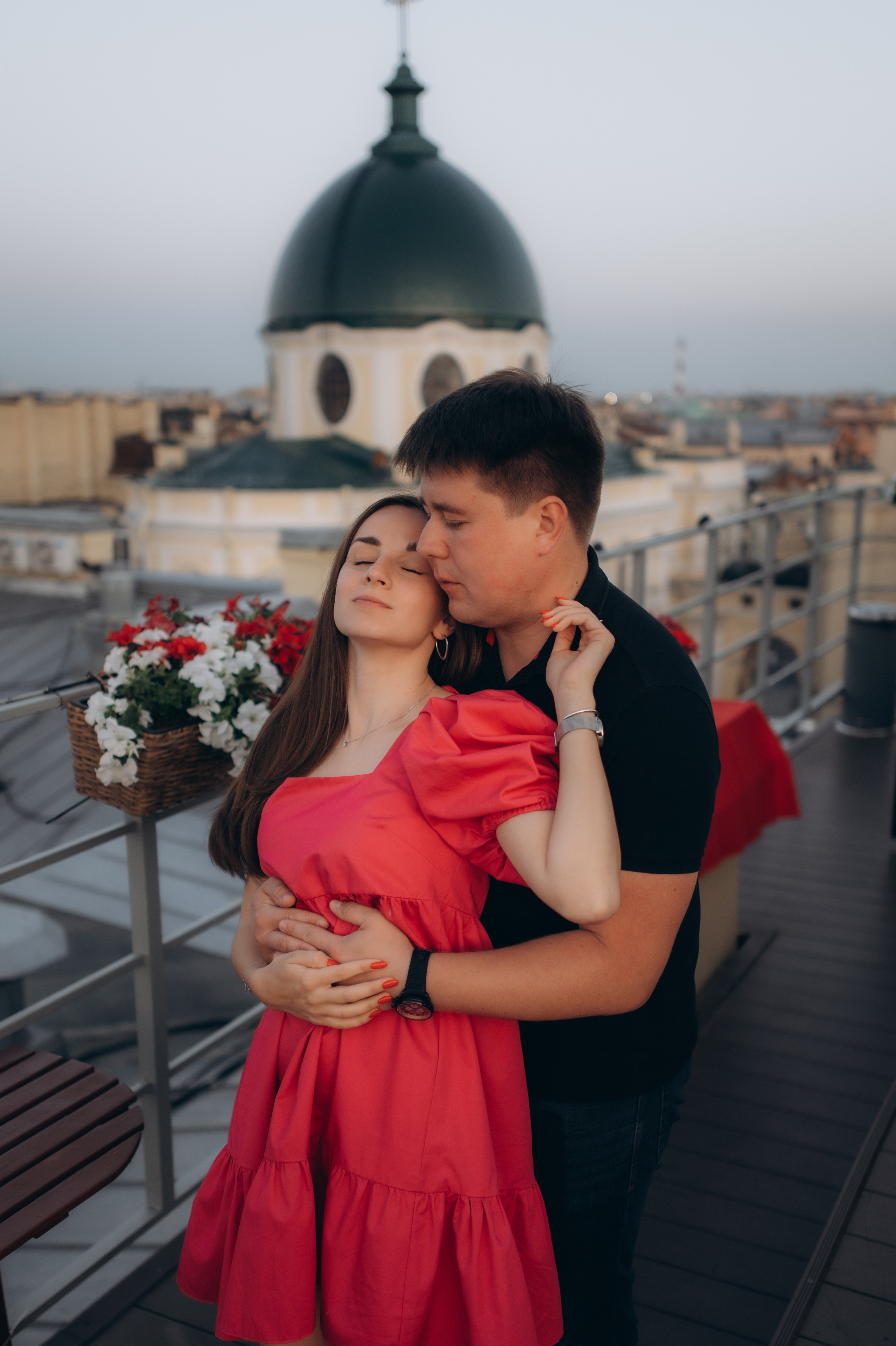 Помолвка на крыше Питера. Семейный фотограф в Санкт-Петербурге Александра Милованова