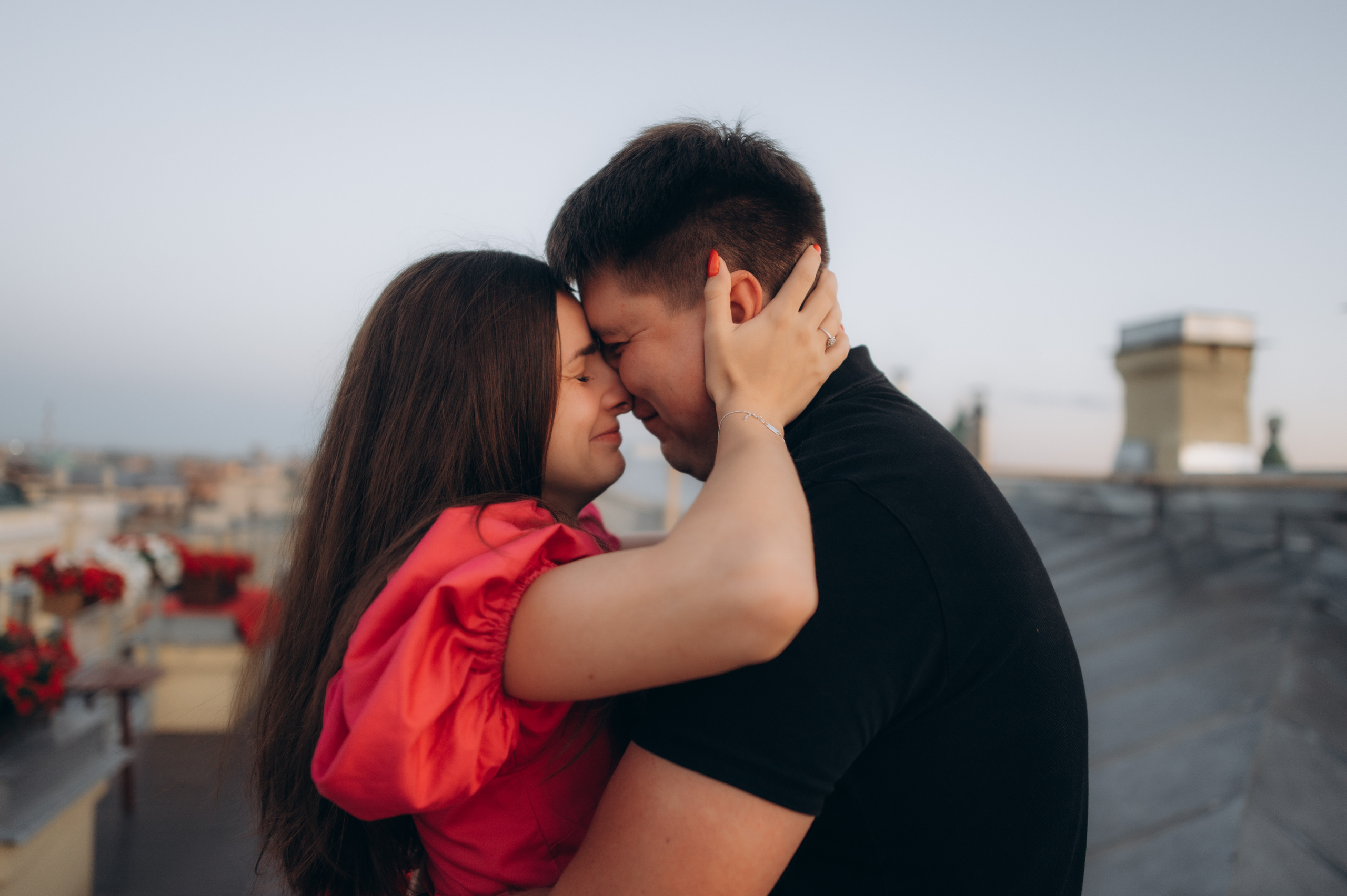 Помолвка на крыше Питера. Семейный фотограф в Санкт-Петербурге Александра Милованова