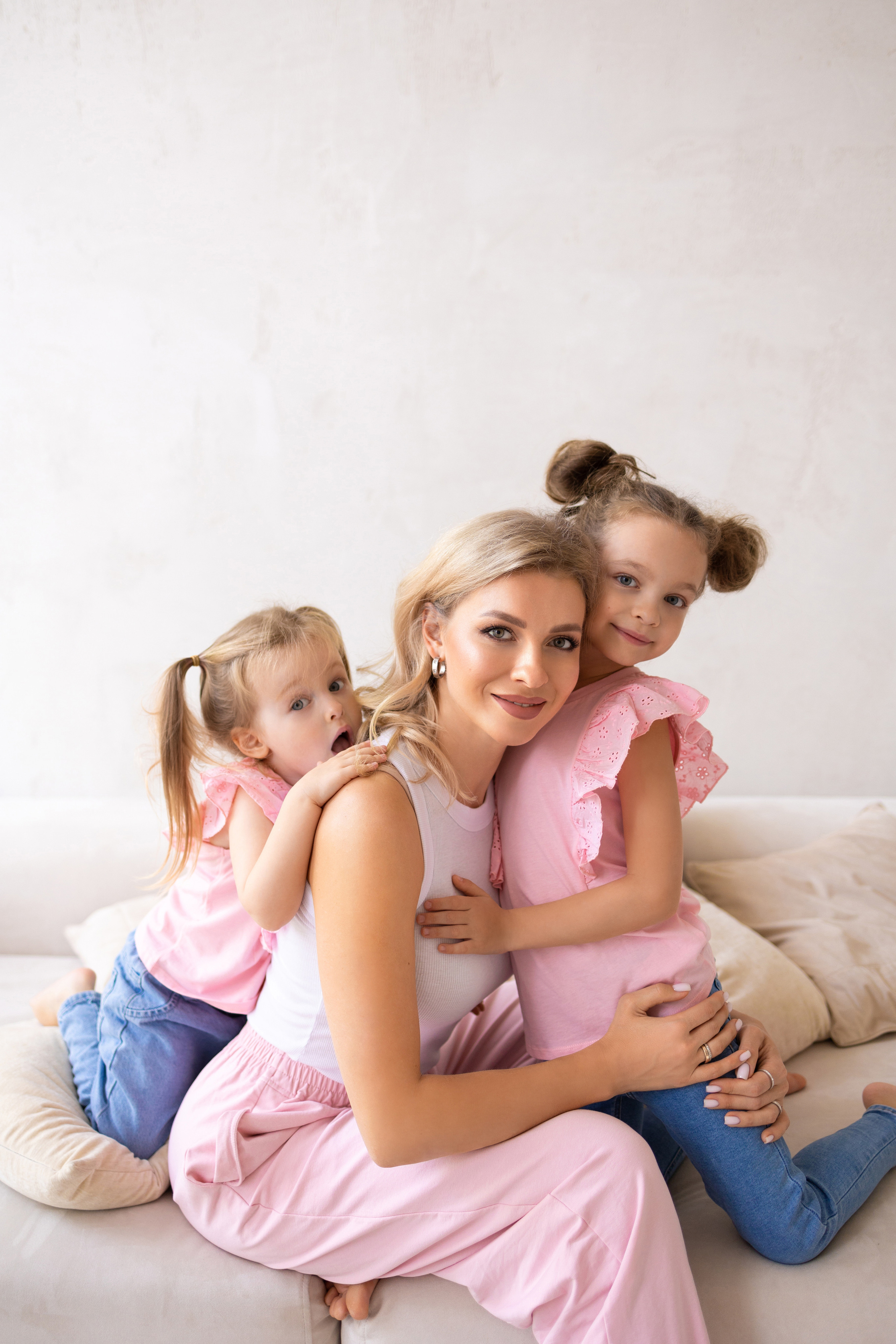 Таня с дочками. СЕМЕЙНАЯ ФОТОСЕССИЯ МОСКВА