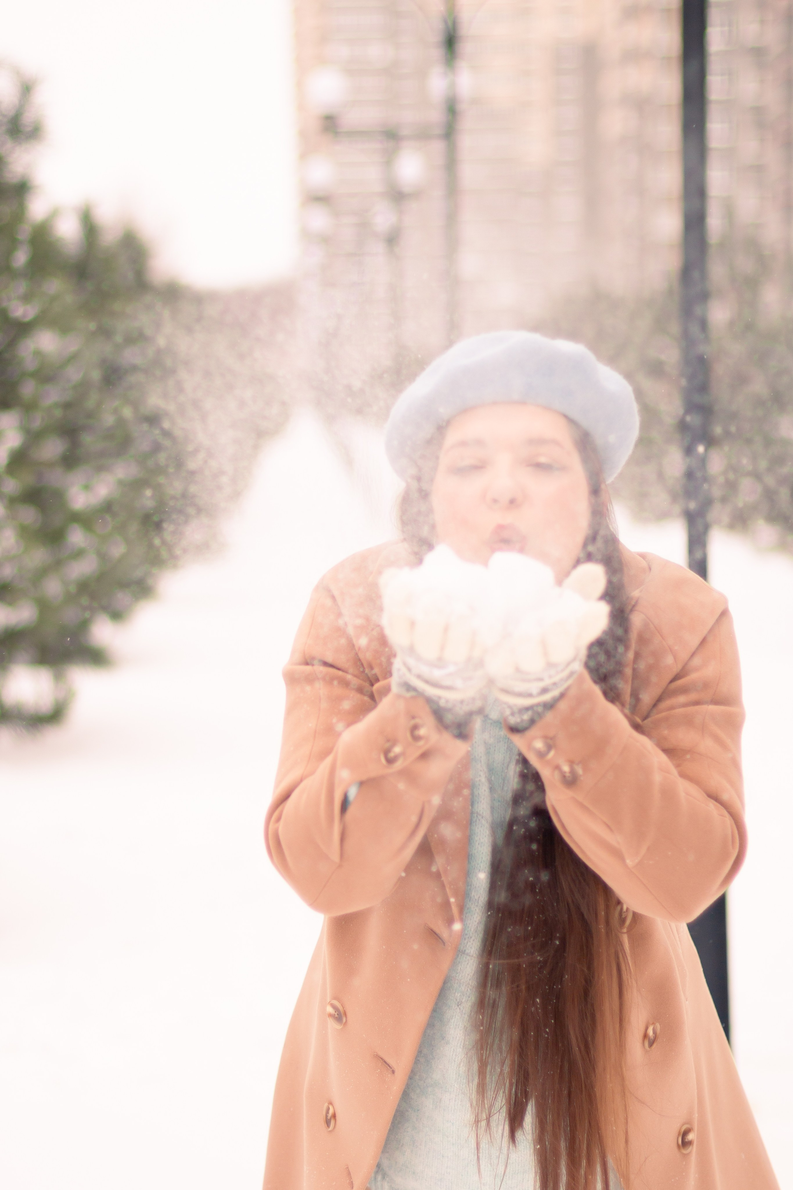 Настя. Снег, мороз и мандаринки. Анна Беликова — Семейный и портретный фотограф Ростов-на-Дону