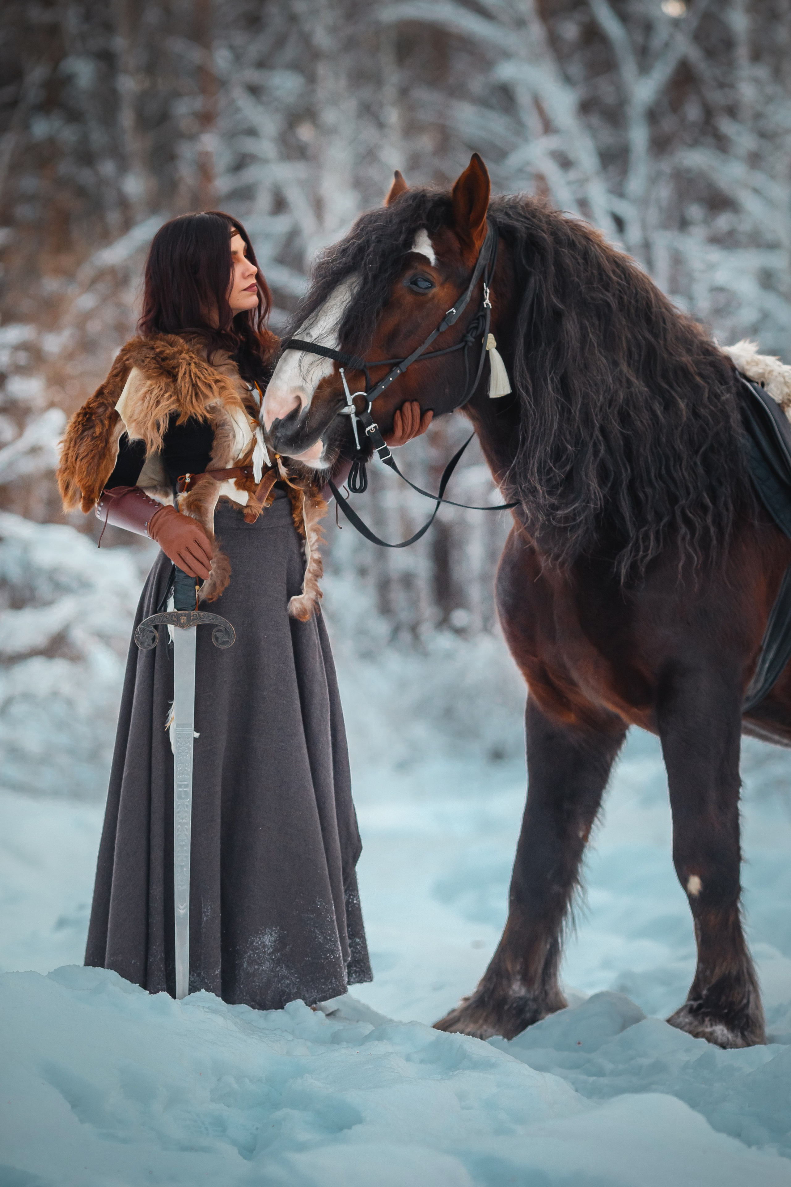 Регина и Малыш. Анна Молчанова конный фотограф в Тюмени | фотосессии с лошадьми Тюмень
