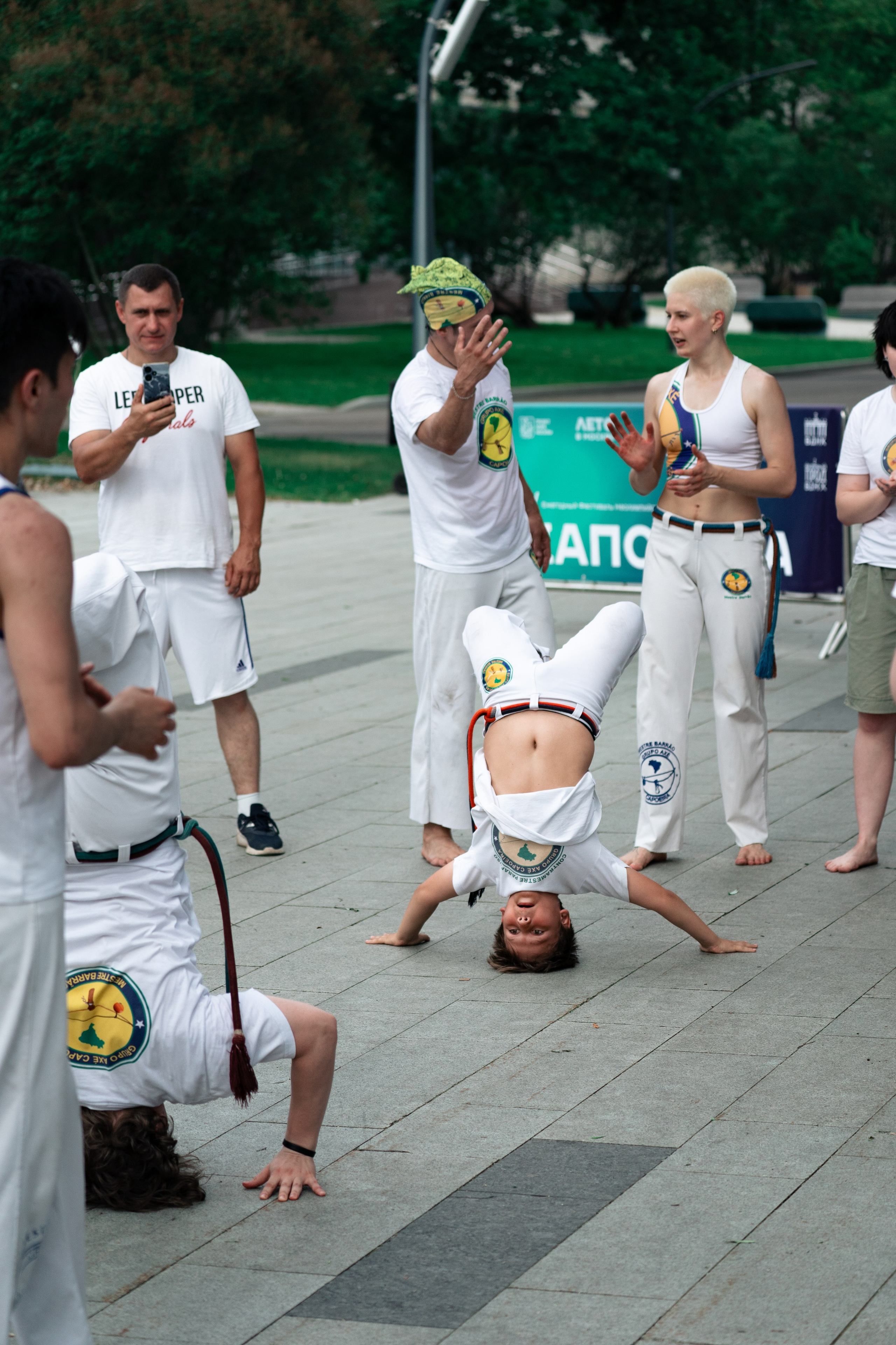 Открытый класс AXE Capoeira на фестивале неолимписких видов спорта на ВДНХ 2025 г:. Фотограф в Москве Ткаченко Владимир