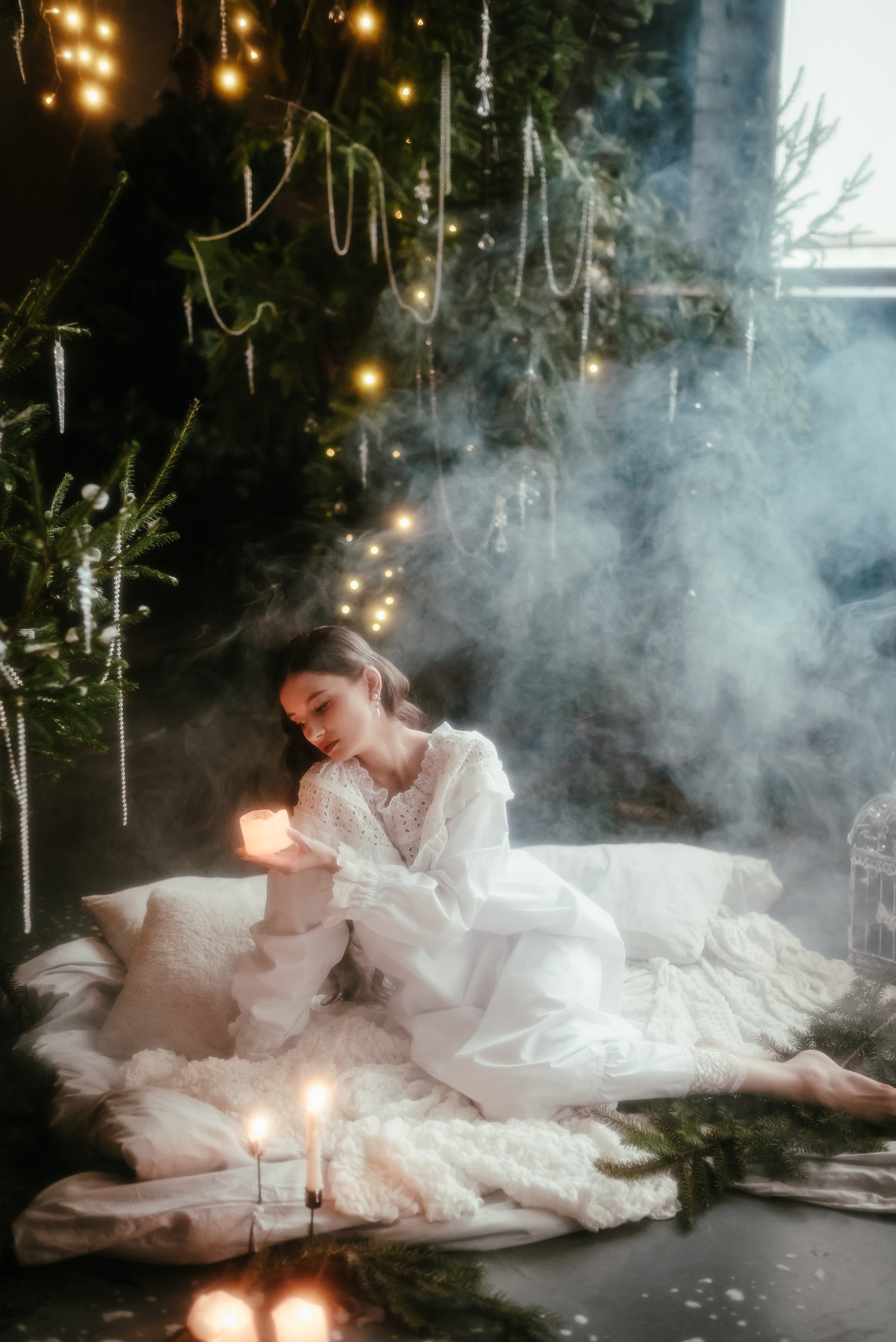 Новогодняя Фотосессия с дымом
