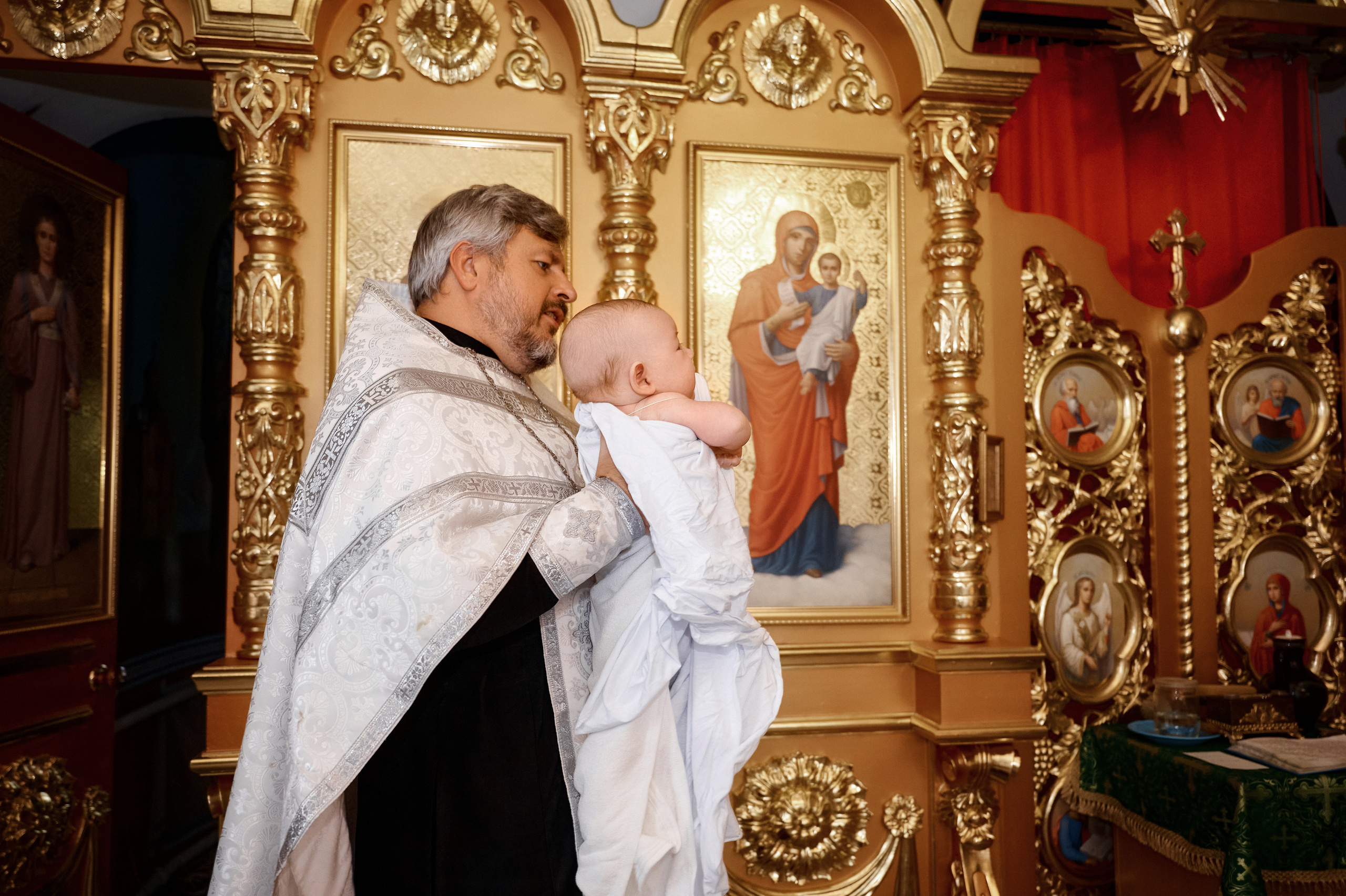 Крещение Ярослава. Фотограф в Воронеже Тазаева Светлана