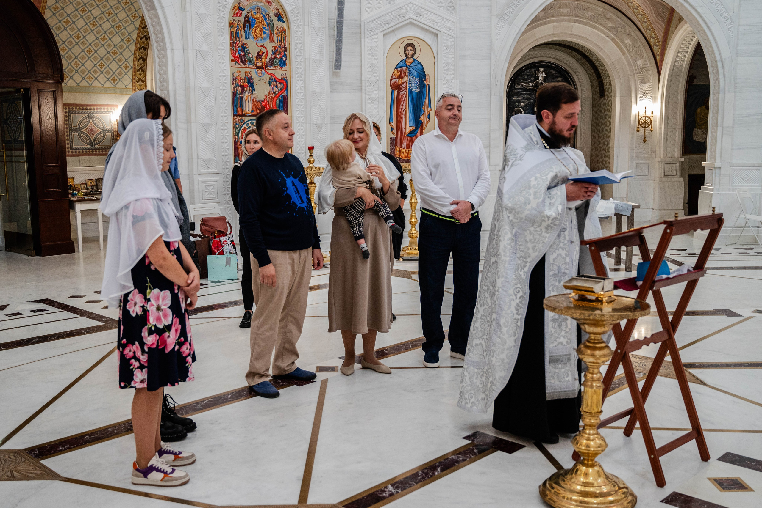 Крещение Олеся. Семейный и детский фотограф Москва