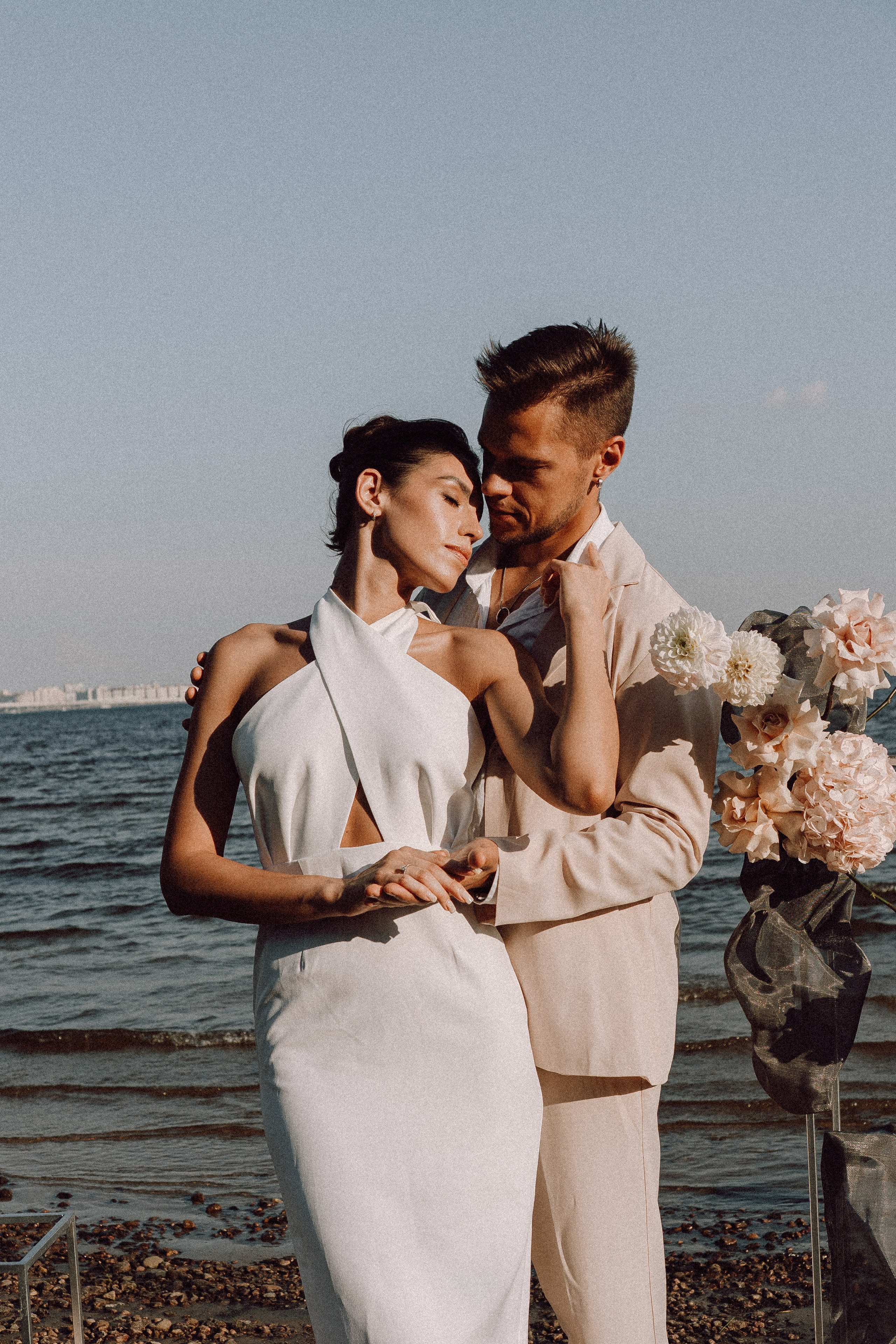 СВАДЕБНАЯ ФОТОСЕССИЯ ВЫЕЗДНОЙ ЦЕРЕМОНИИ (ФИНСКИЙ ЗАЛИВ). Профессиональный фотограф, Санкт-Петербург — Виктория Богомолова