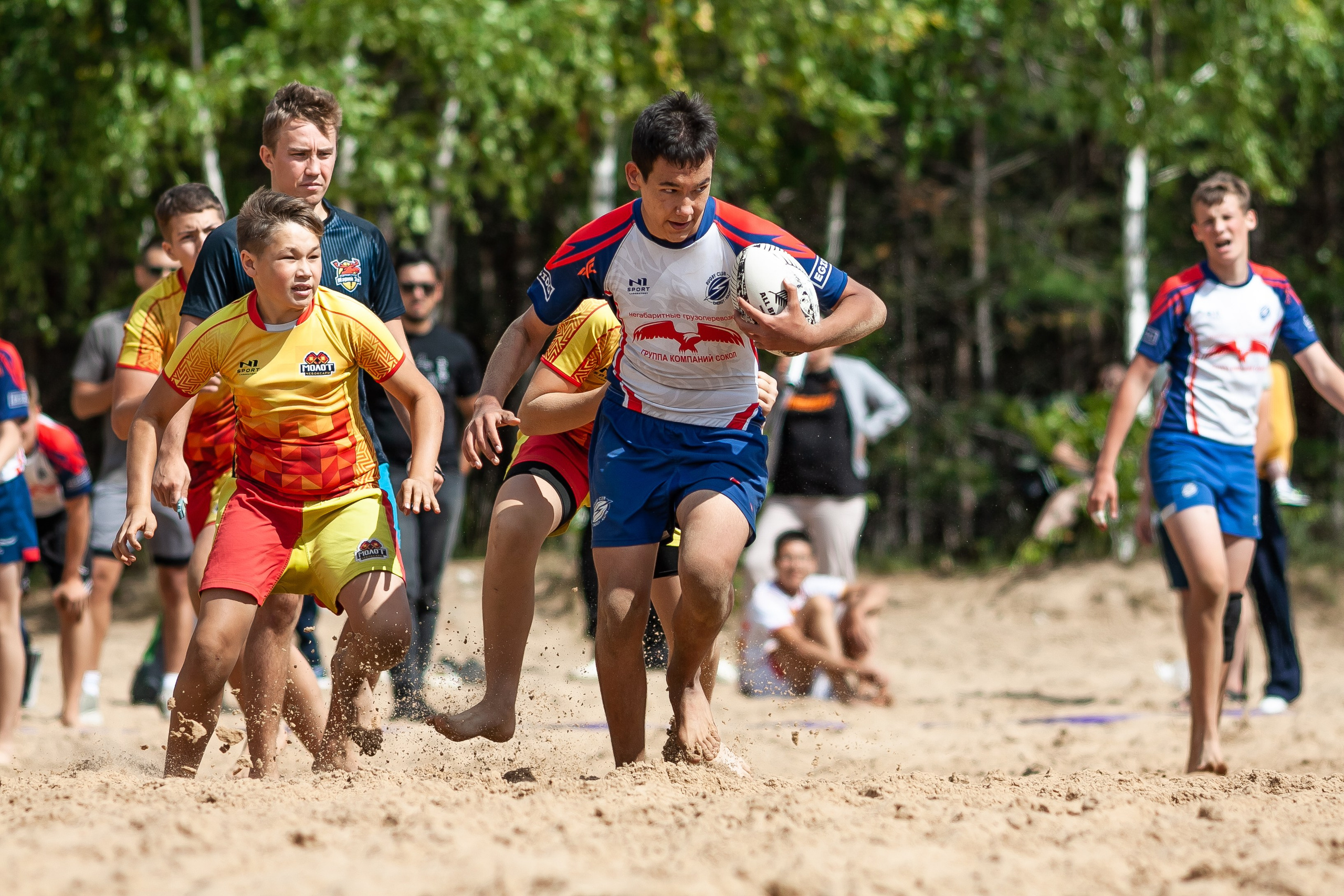 «Кубок «Молота» по пляжному Регби. Фотография