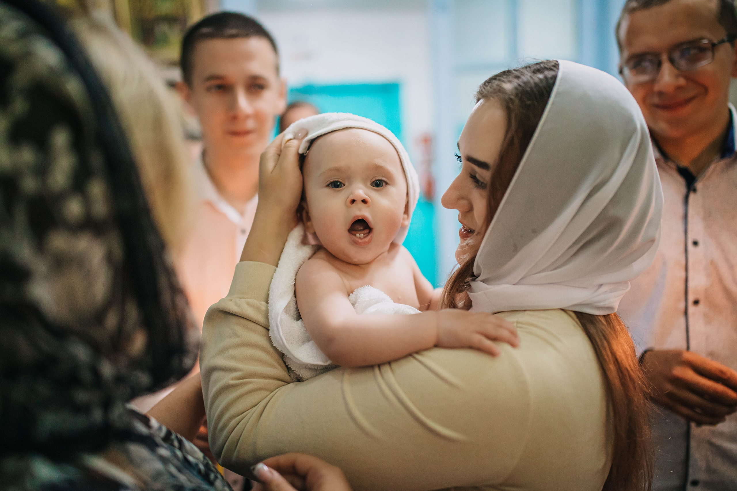 Крещение Варвары. Фотограф Дарья Маташкова