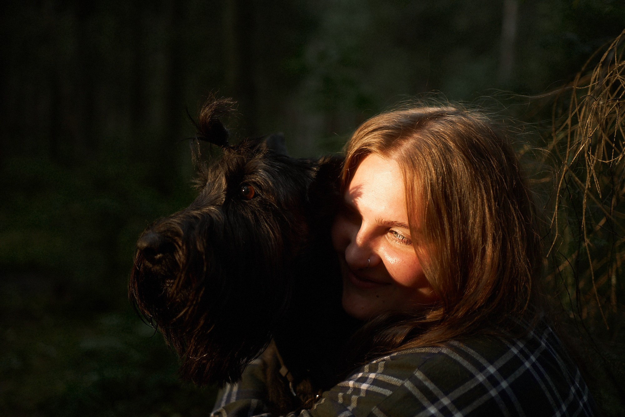 Оля и Месси. Фотограф анималист Москва Дарья