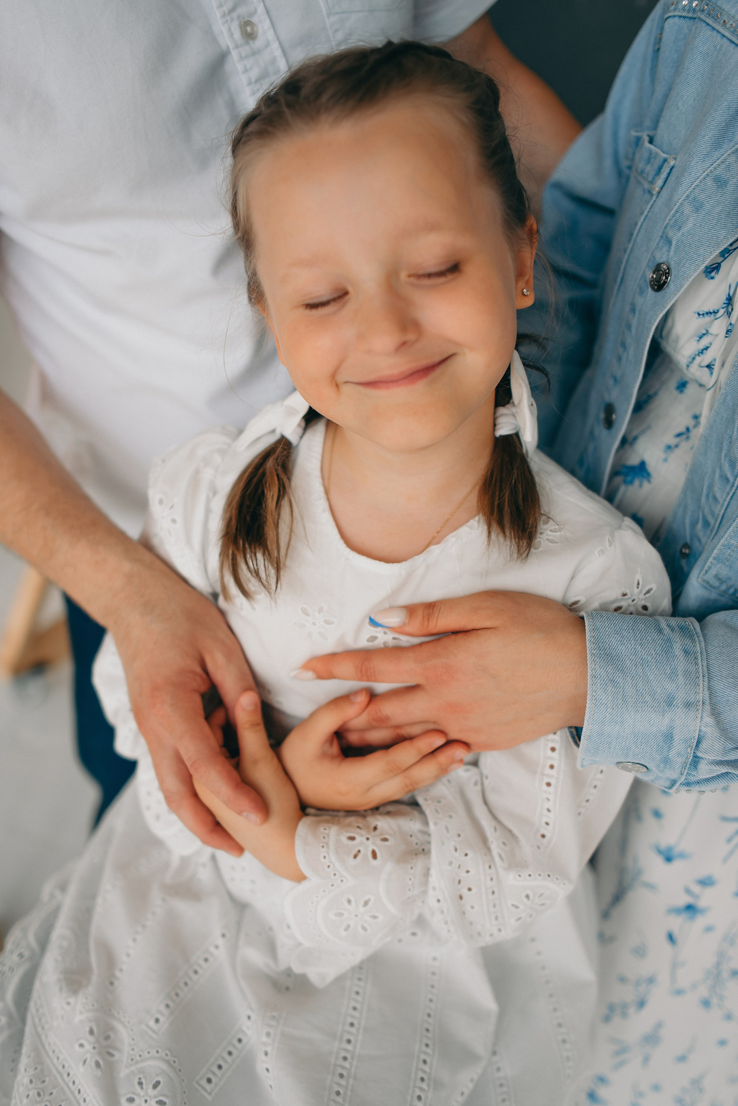 Семейная фотосессия в студии. Семейный и детский фотограф в Обнинске, Калуге, Москве