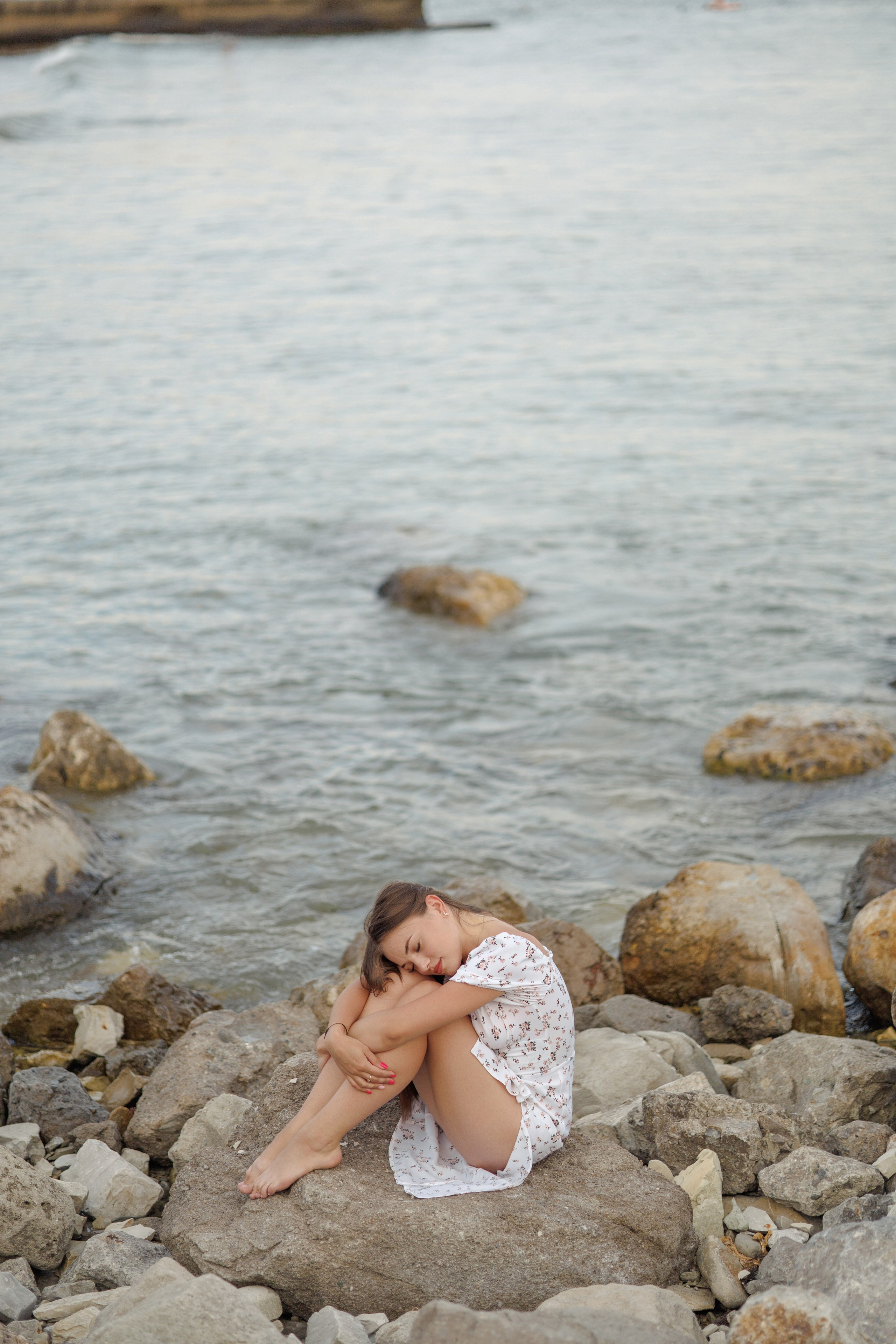 Закат на берегу моря. Семейный и портретный фотограф в Геленджике Любовь Бодрова