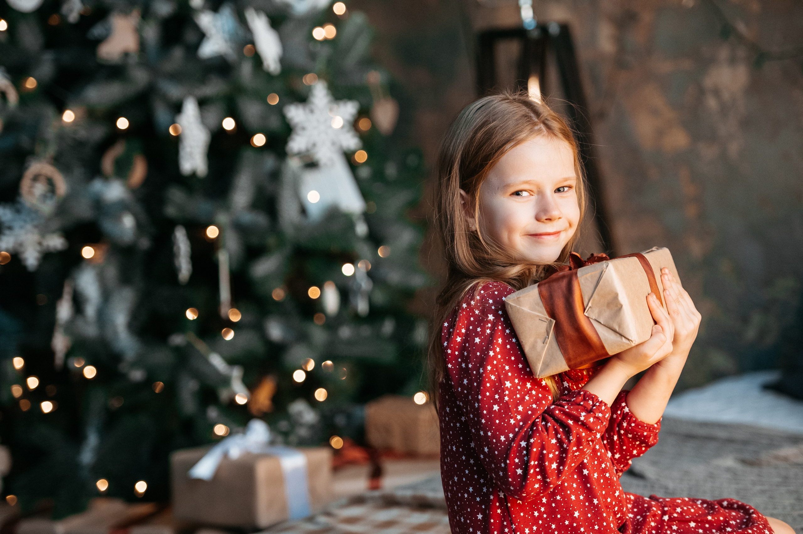 Новогодняя семейная фотосессия минск недорого дети подарки