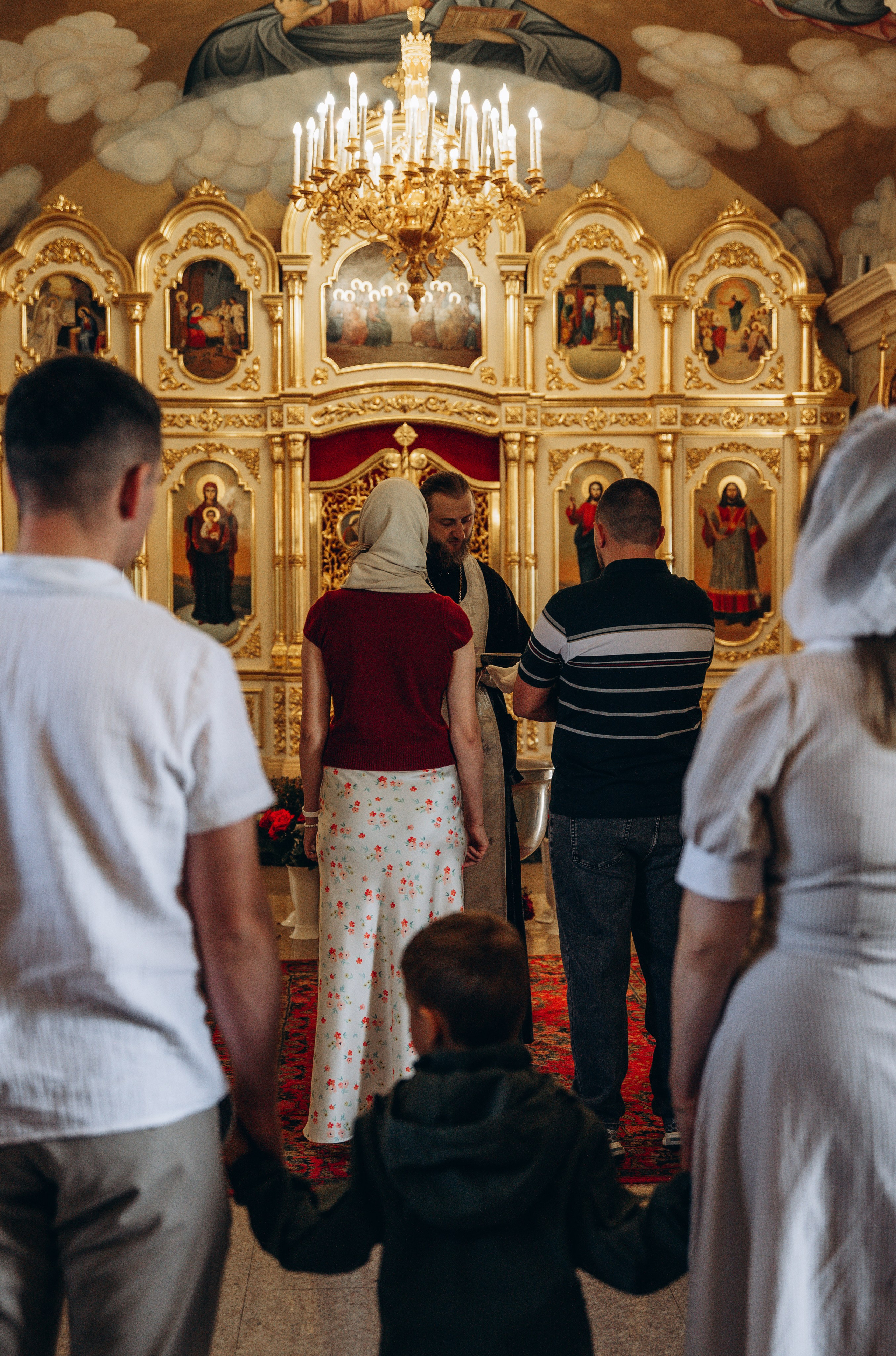 Таинство крещения. Хирино. Семейный и детский фотограф в Шатках и Арзамасе Александра Магомедова