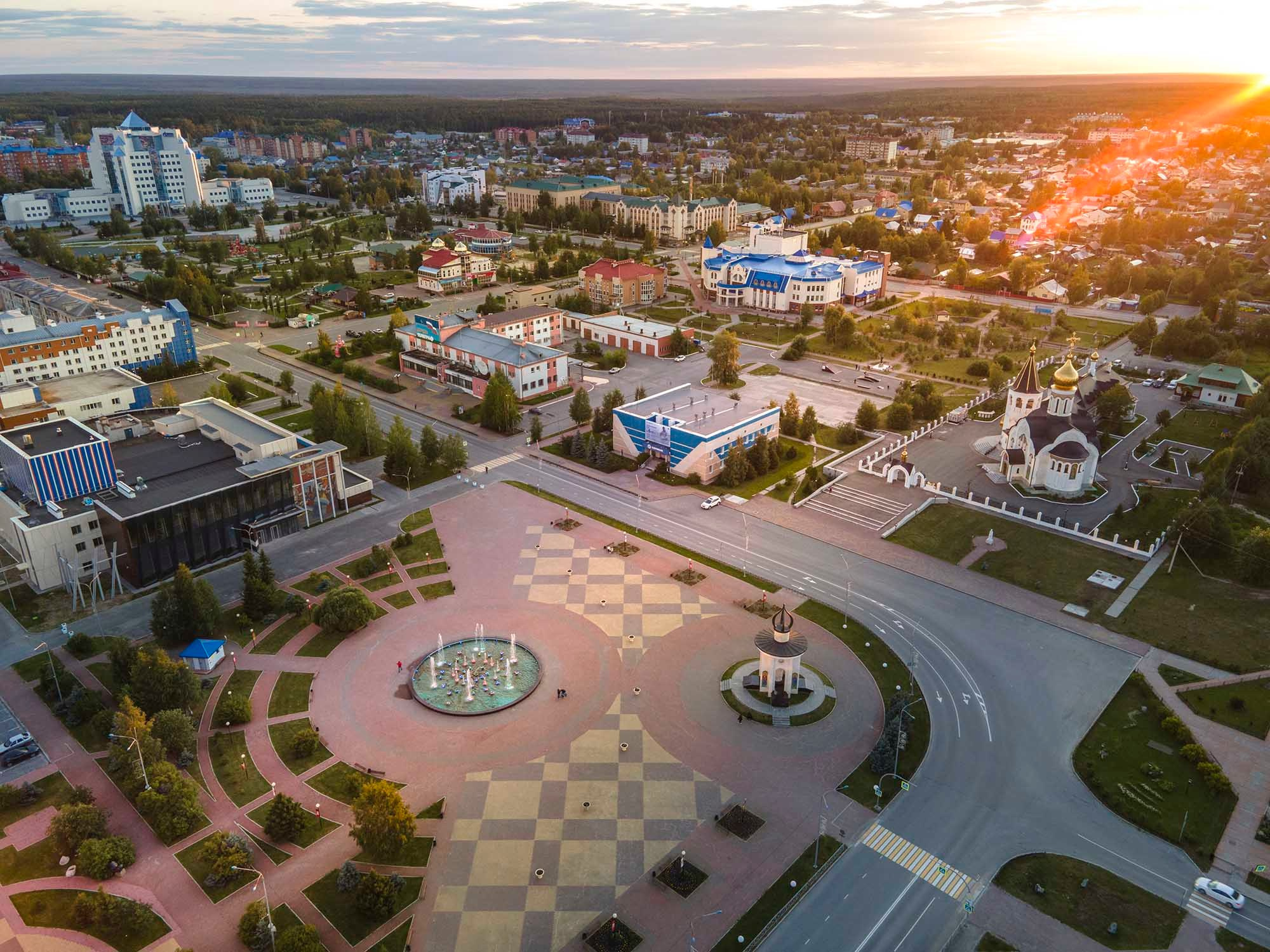 Город с дрона. Фотограф Татьяна Борисова