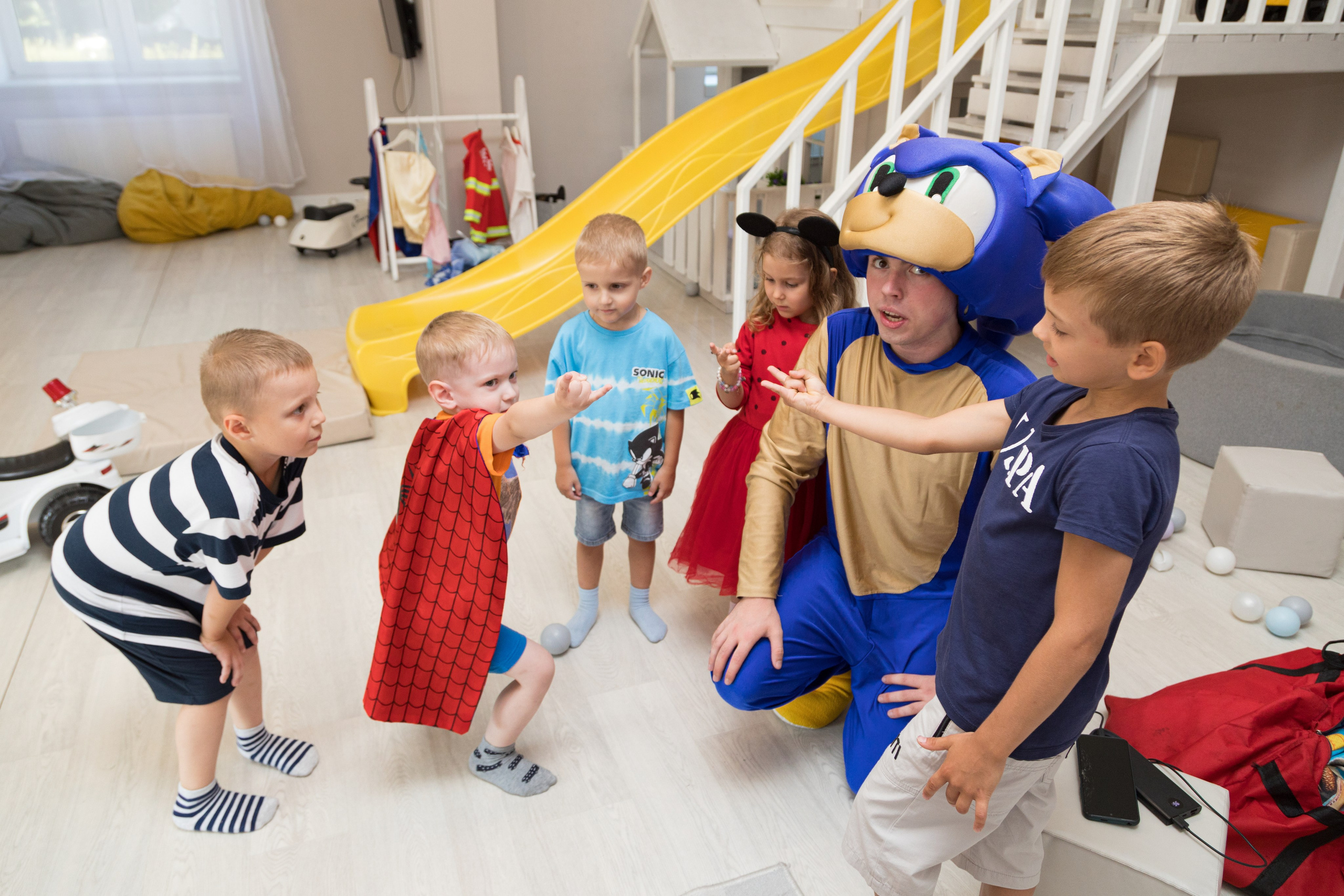 День рождения Федора, 4 года, Детская игровая студия Mimiloft. Детский и контент фотограф Надя Волкова Санкт-Петербург