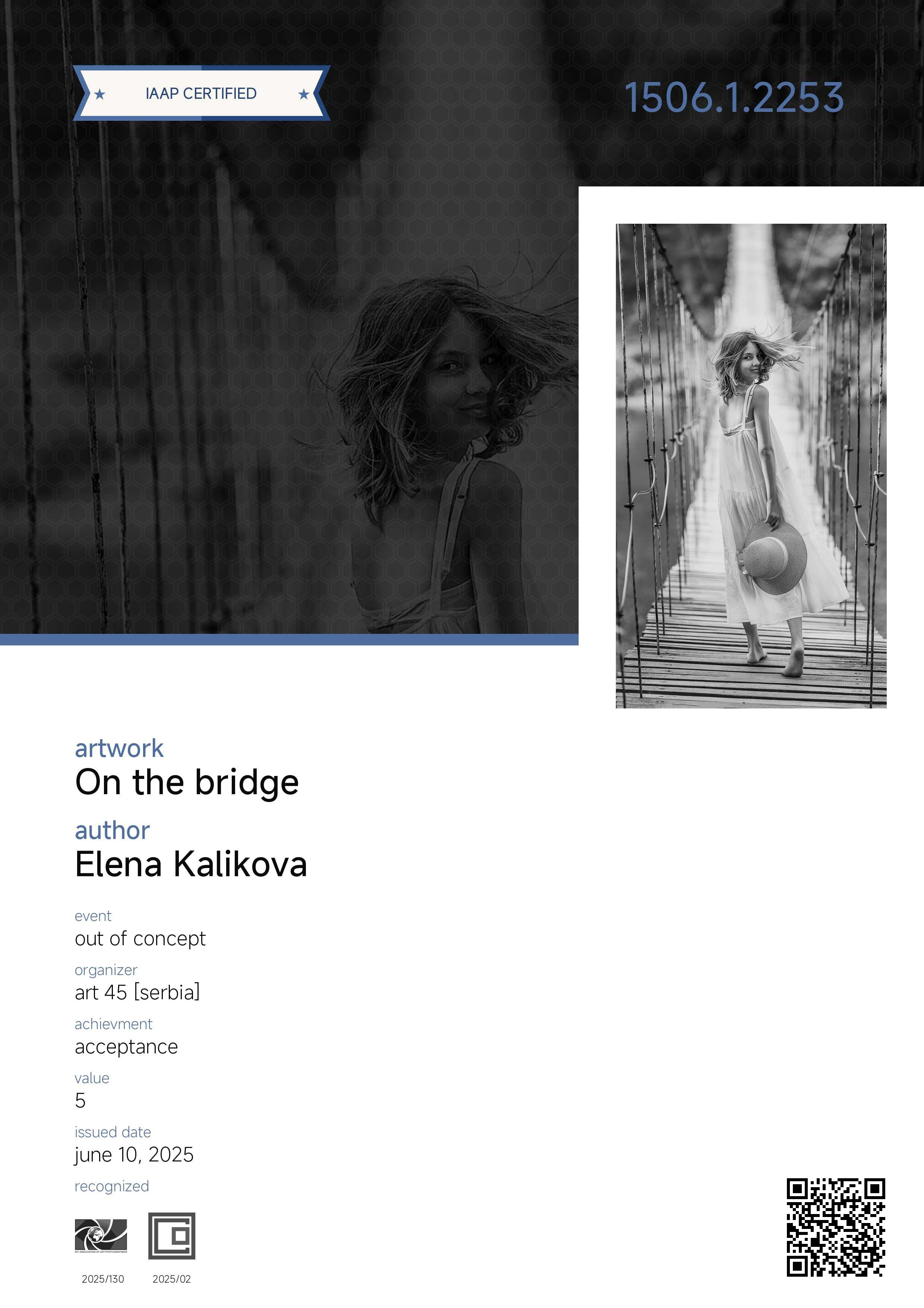 Дипломы и Награды. Семейный и детский фотограф в Екатеринбурге Каликова Елена