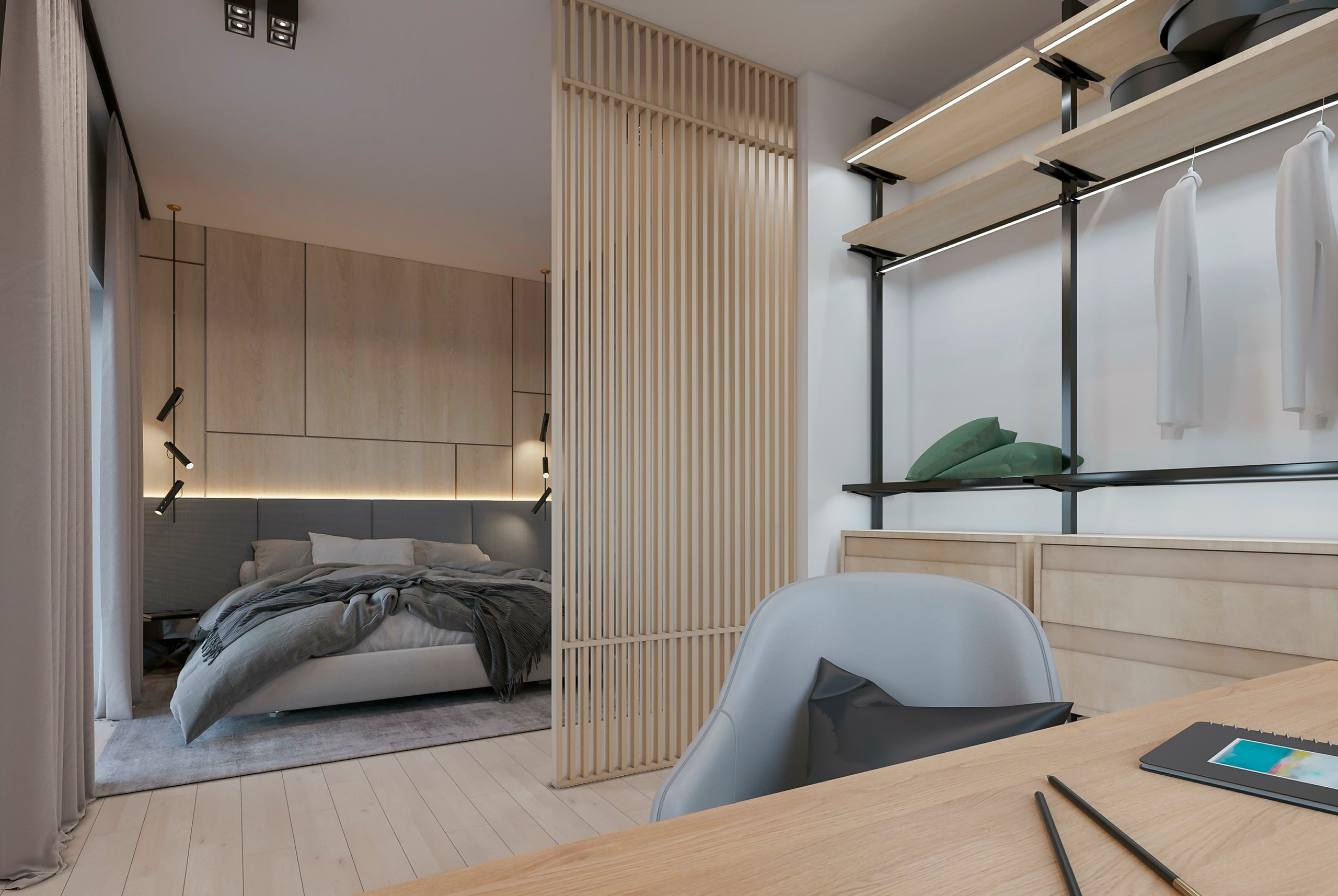 Дизайн проект интерьера танхауса в г. Сочи