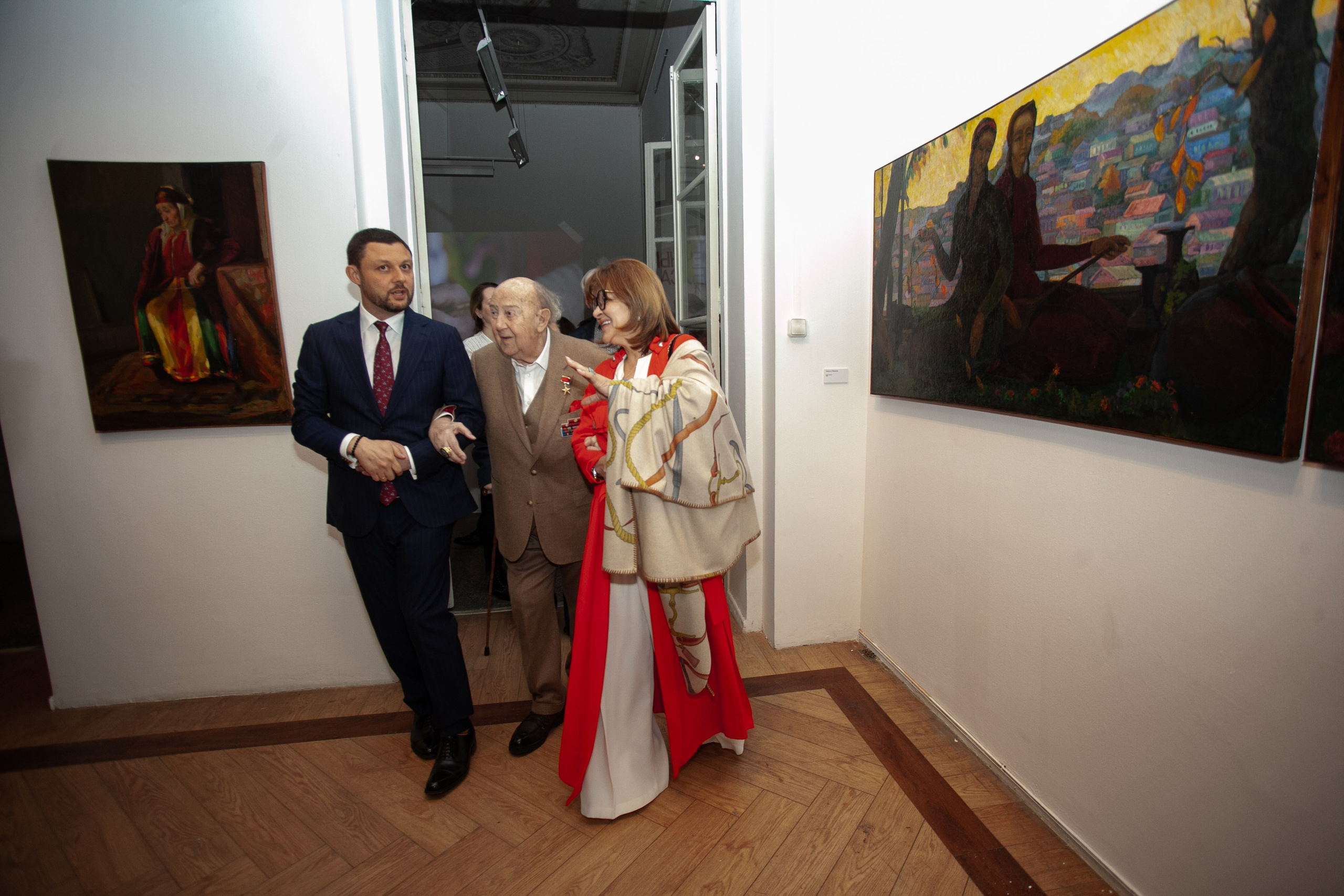 Открытие выставки Зураба Церетели. Art photographer Nino