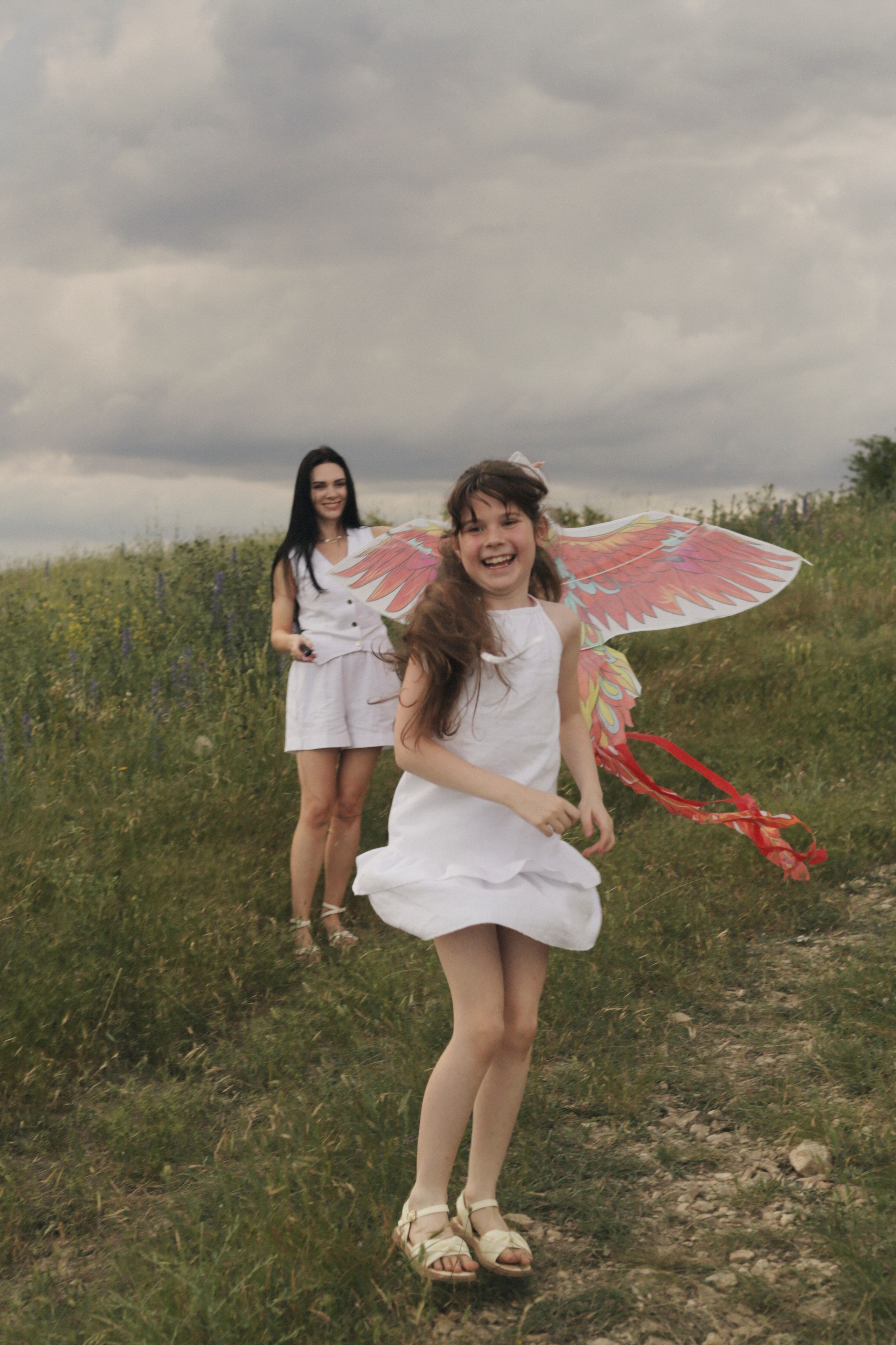 Диана и Алиса | Воздушный змей. Семейный фотограф в Феодосии Брежнева Алла