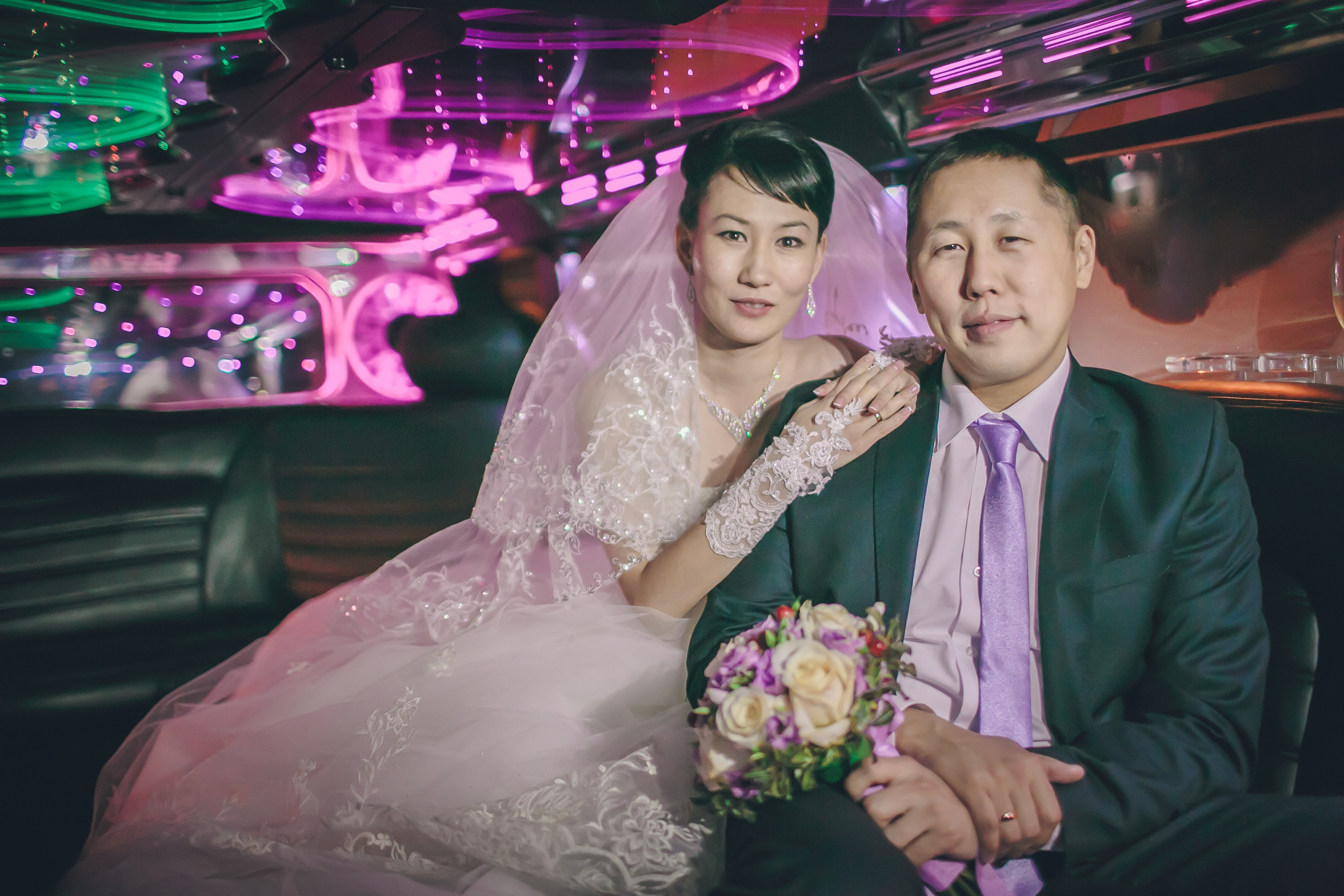 Зимнее свадебное фото. Фотограф Надежда Куин, Якутск