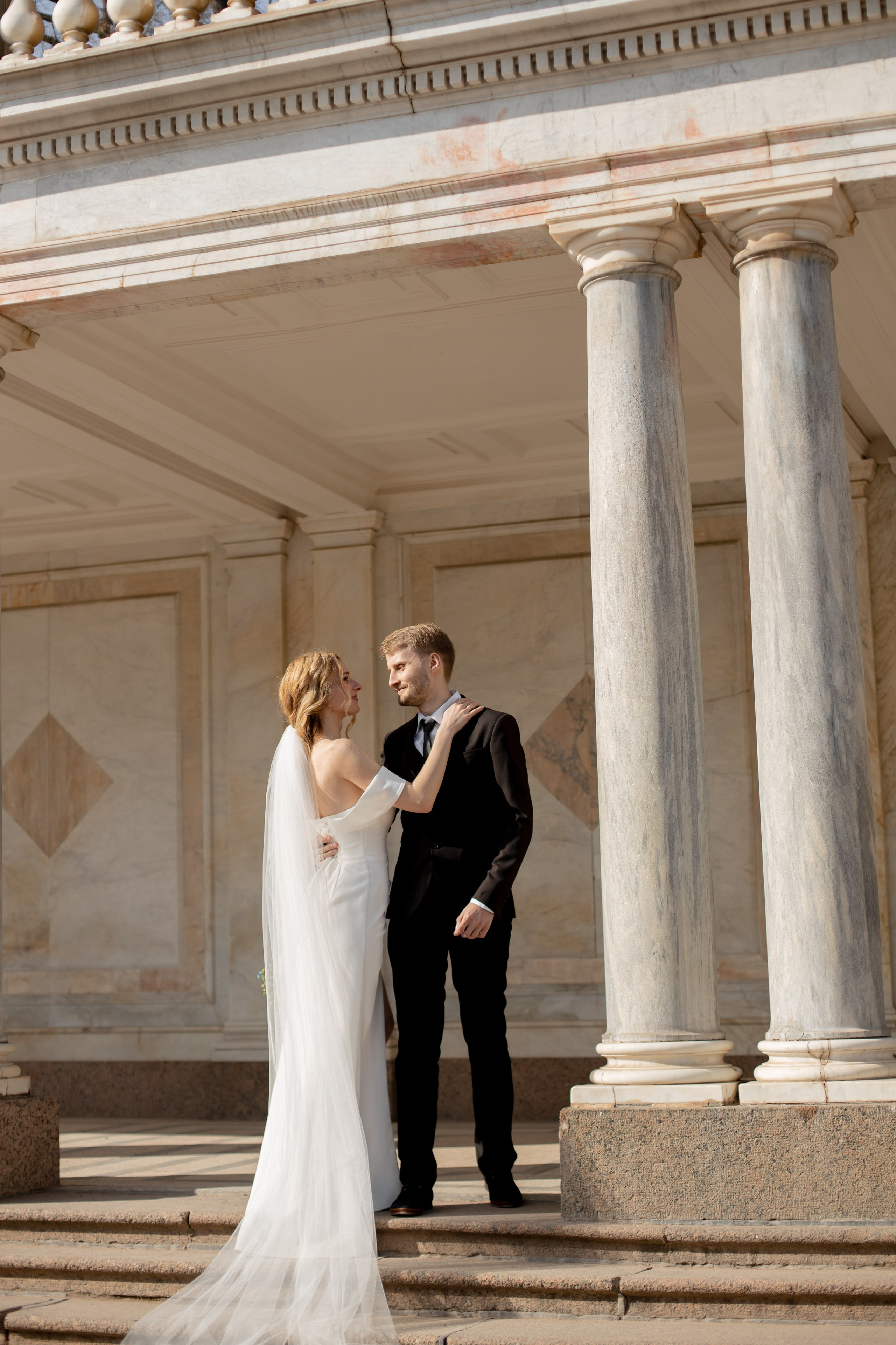 Петергоф / ЗАГС + прогулка. Свадебный и семейный фотограф в Москве Диана Левченко