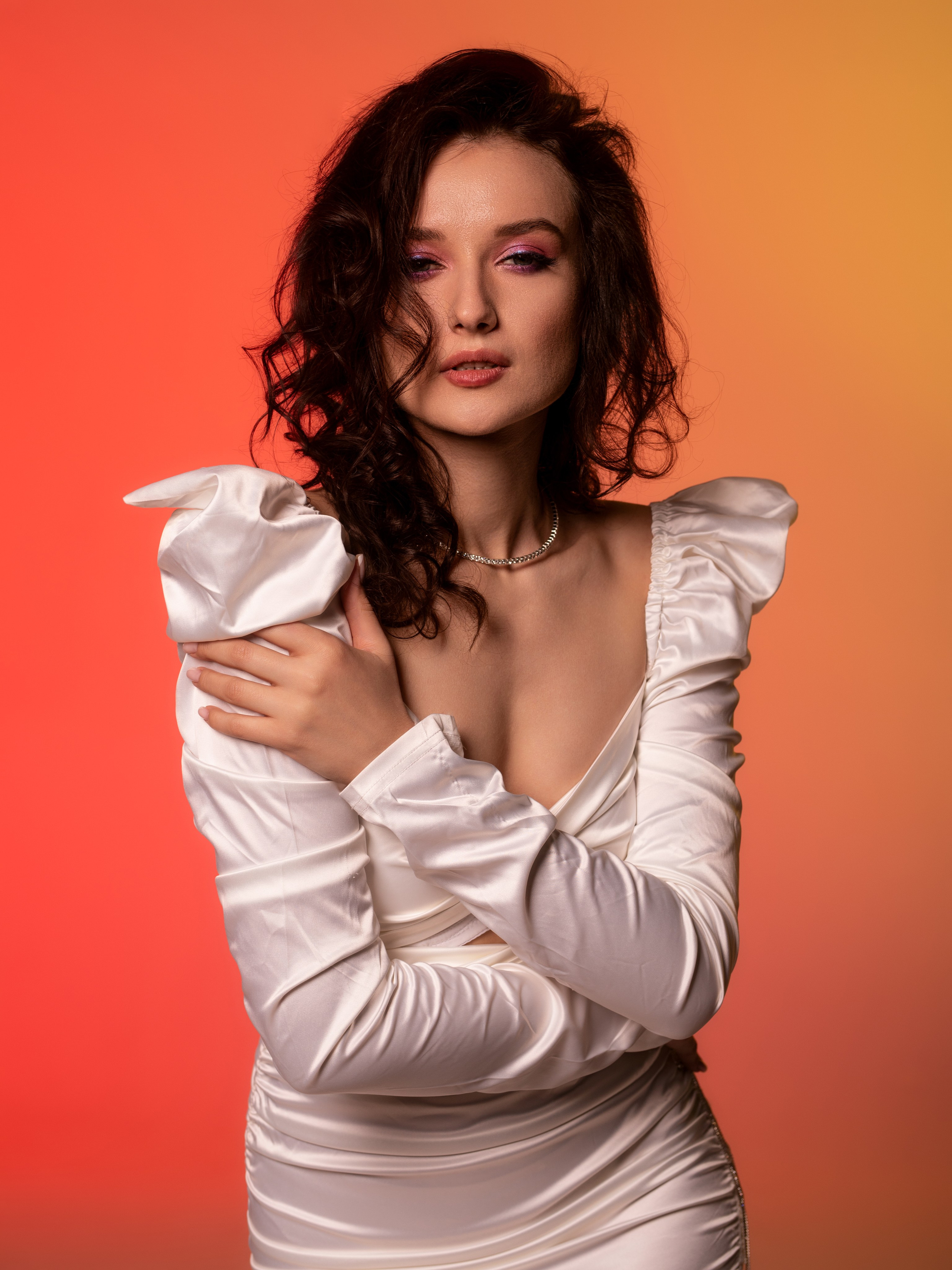 Съемка в студии на циклораме с Анастасией для «себя»