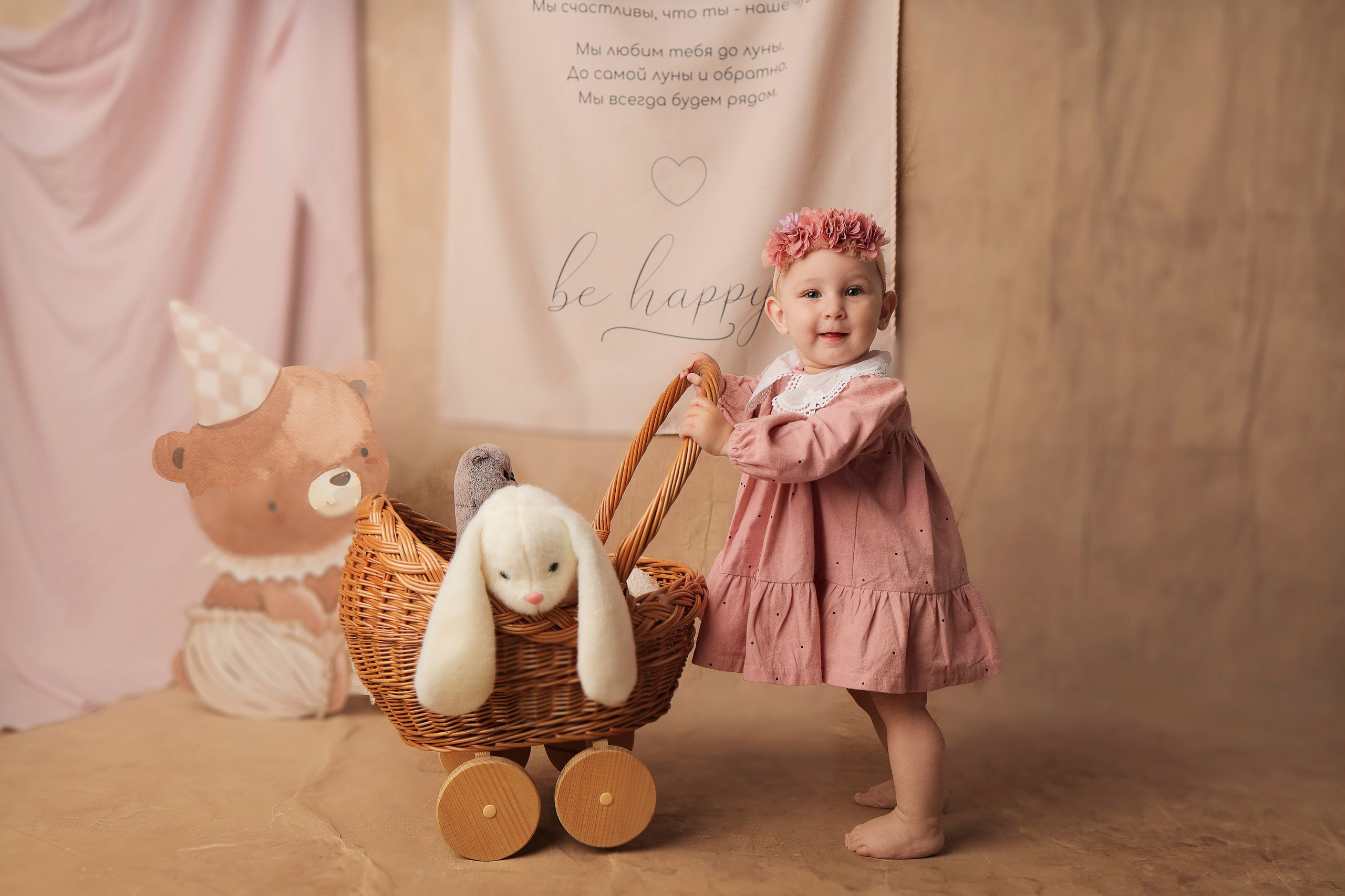 Оливия, 1 годик. Фотограф новорожденных в Новокузнецке Анна Горошникова