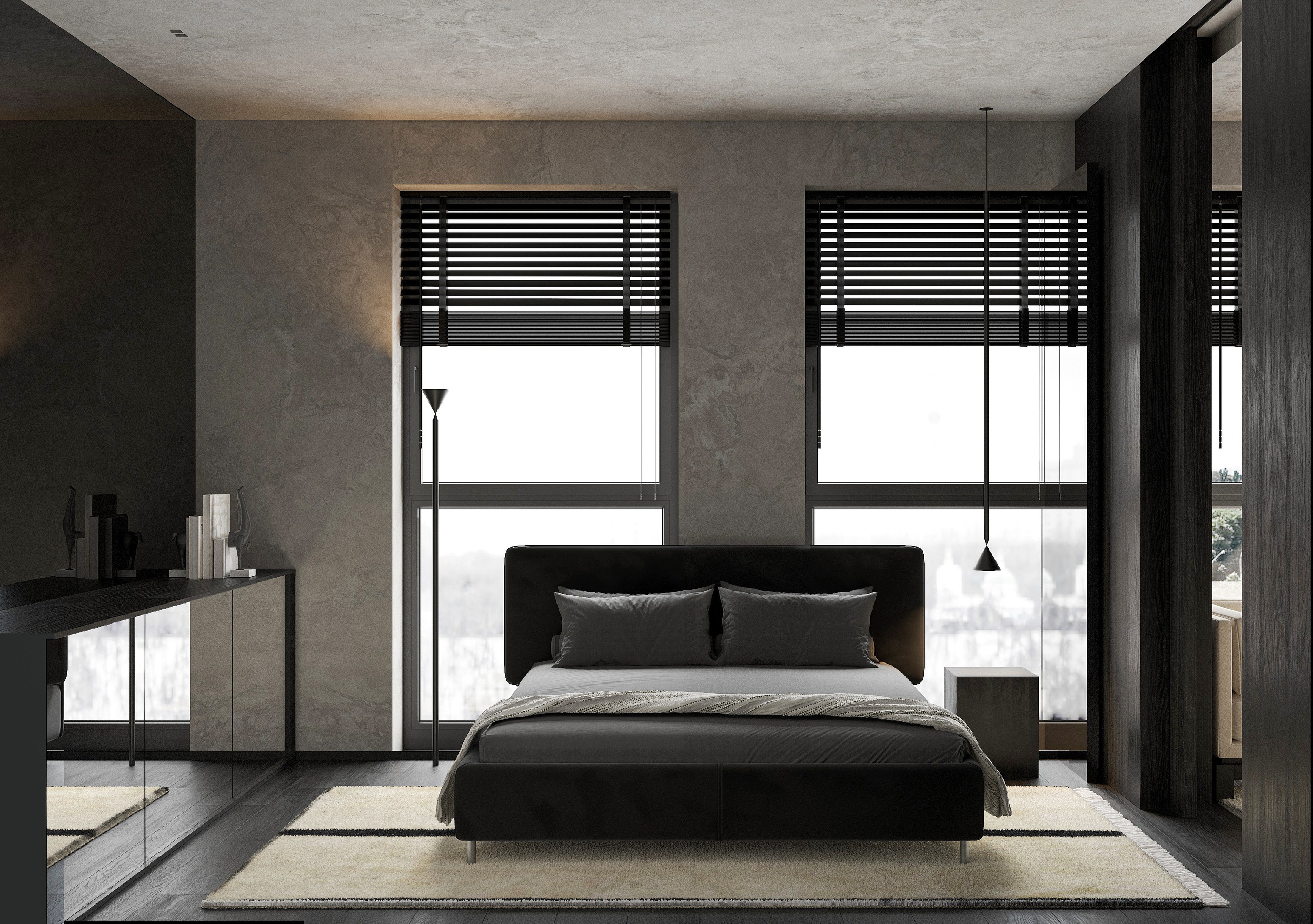3д визуализации кв. 70 м² г.Москва. Ксения. 3D‑визуализатор