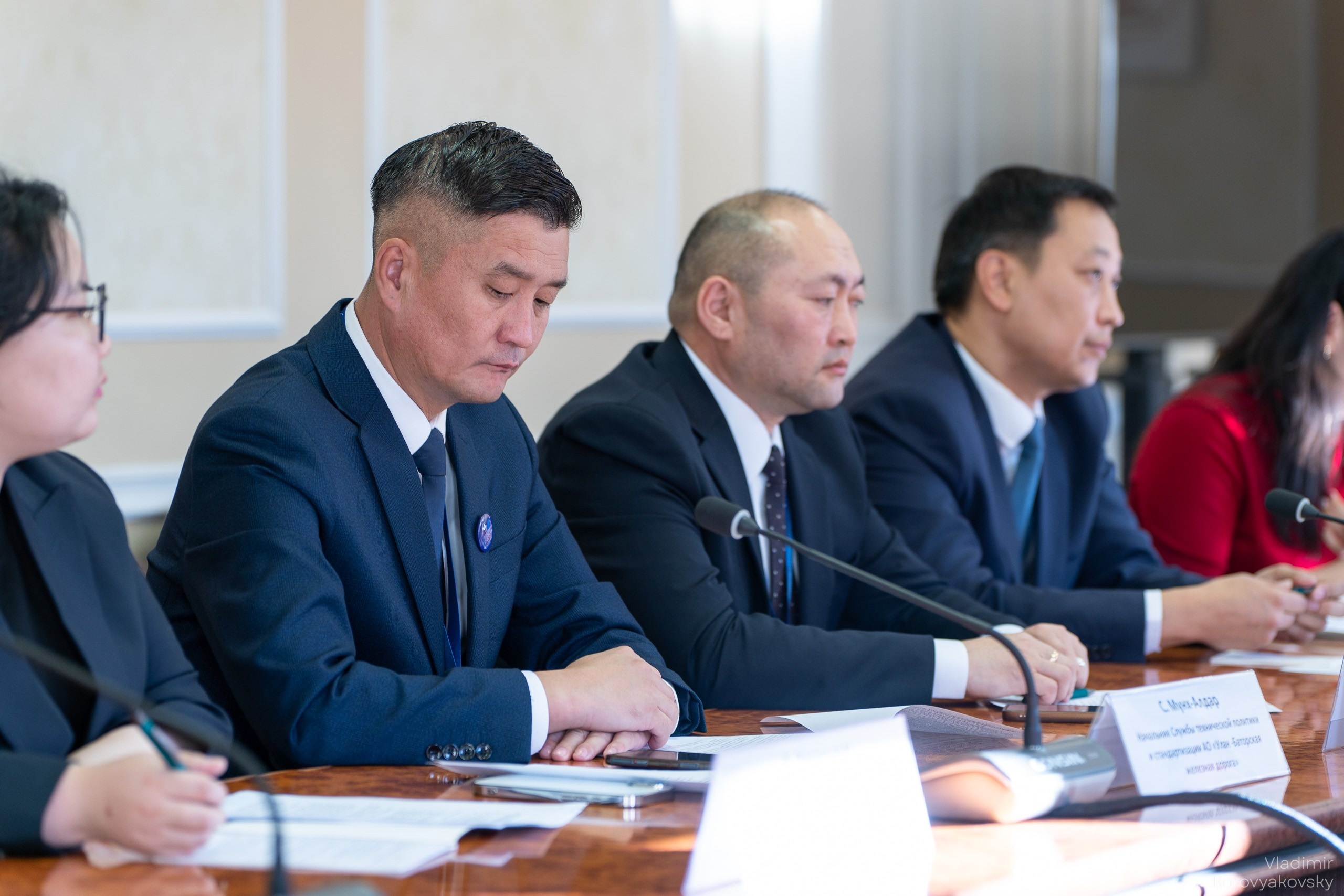 Совещание руководства ПГУПС с Делегациями Исполнительного агентства Правительства Монголии и делегацией АО «УБЖД». Фотограф Владимир Коровяковский