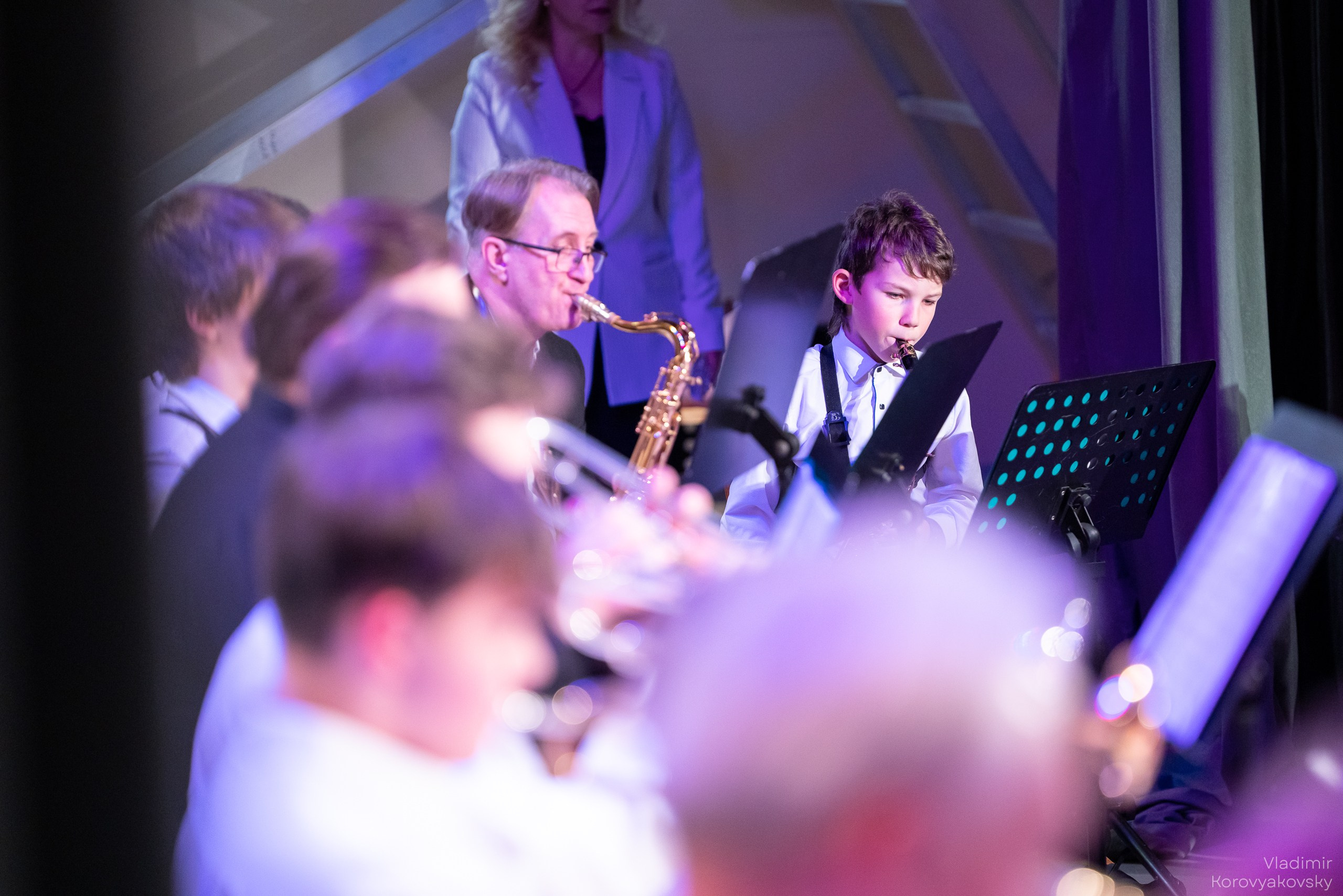 Новогодний концерт Духового оркестра ЦГИ. Фотограф Владимир Коровяковский