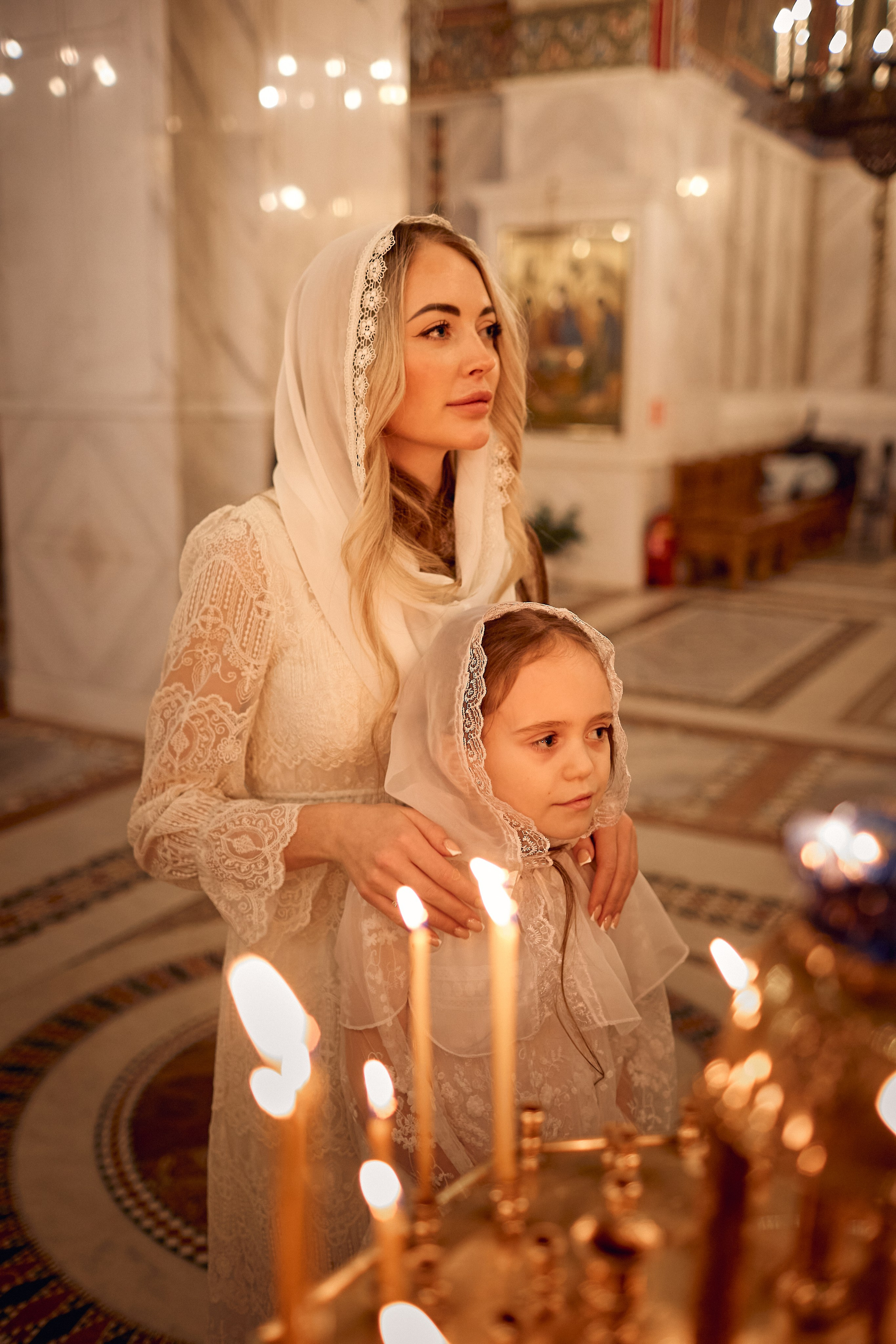 Таинство Крещения. Фотограф Москва|Ясенево Яна Новокрещенных