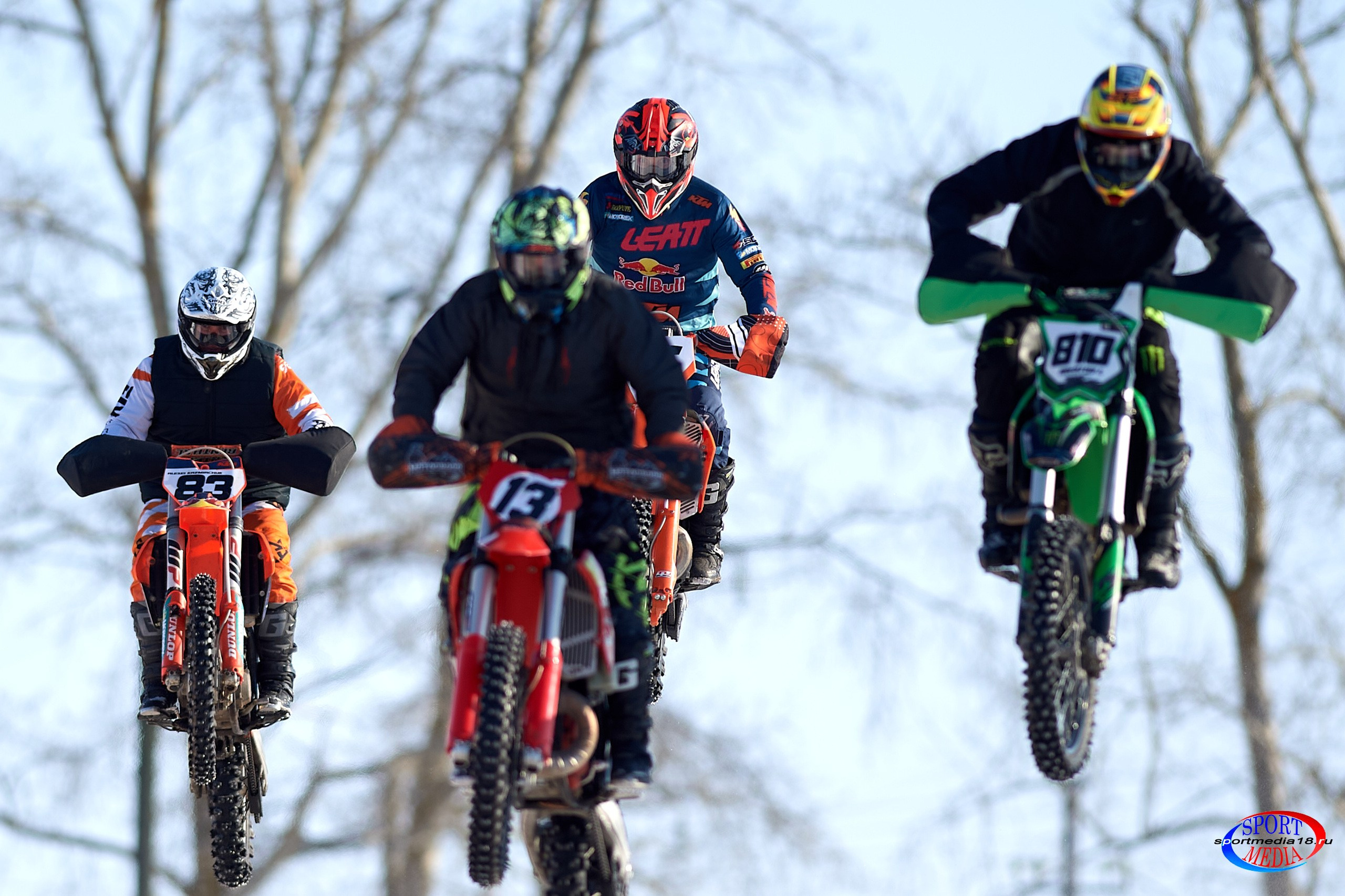 3 этап Кубка Удмуртской Республики по мотокроссу. Воткинск 23.02.2025. Спортивный репортажный фотограф в Ижевске Сергей Мерзляков