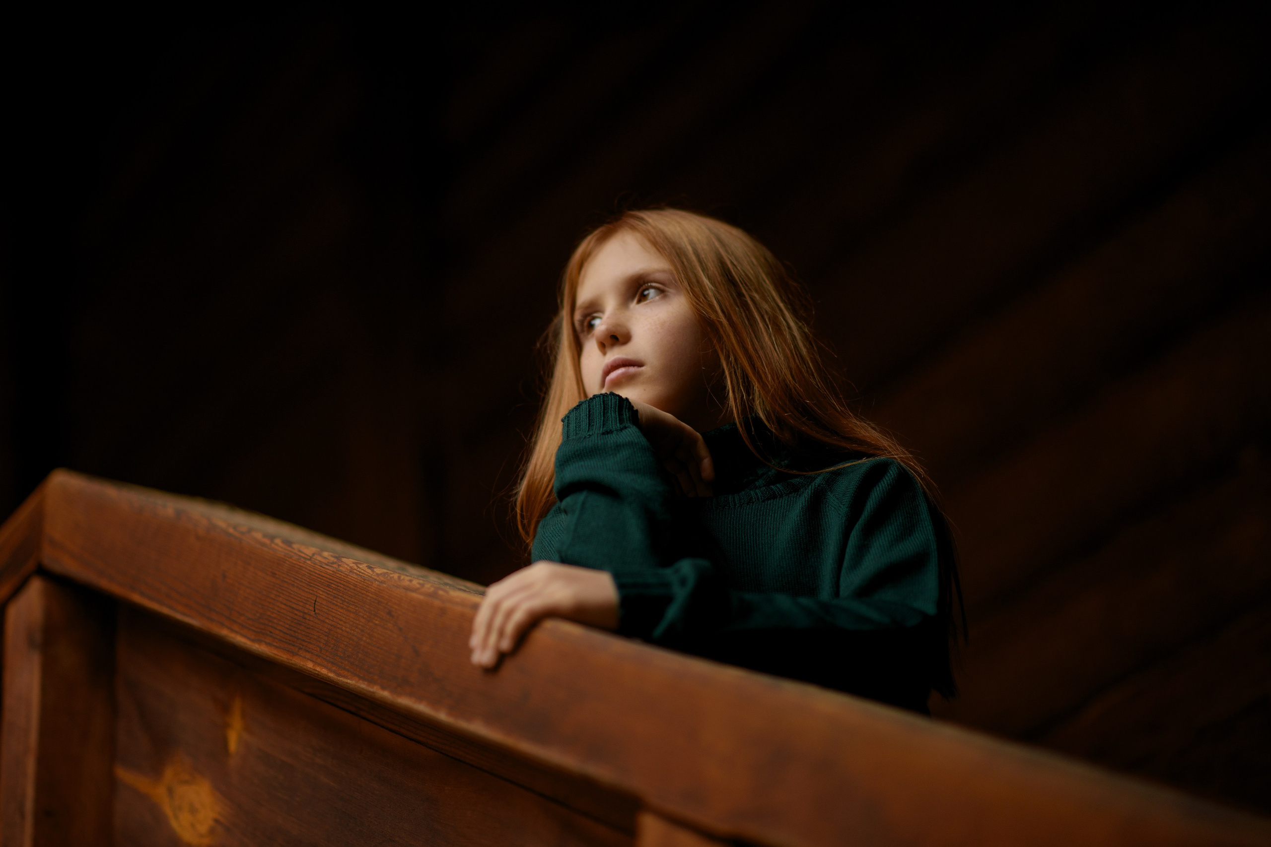 Фотосессия рыжей девочки-подростка в Коломенском. Главная