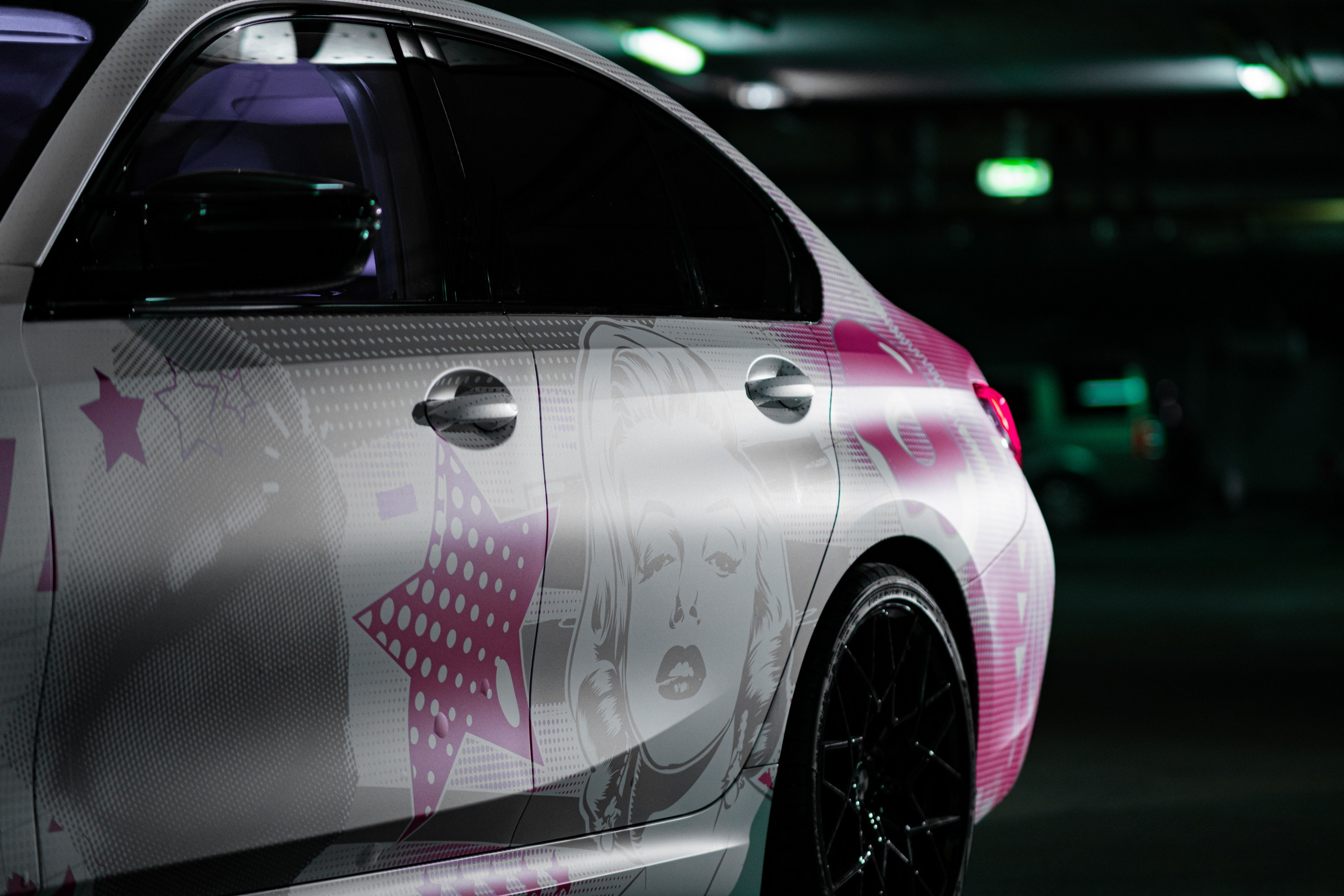 Винилография на BMW 3 G20. Студия дизайна и оклейки авто Barmaley Design