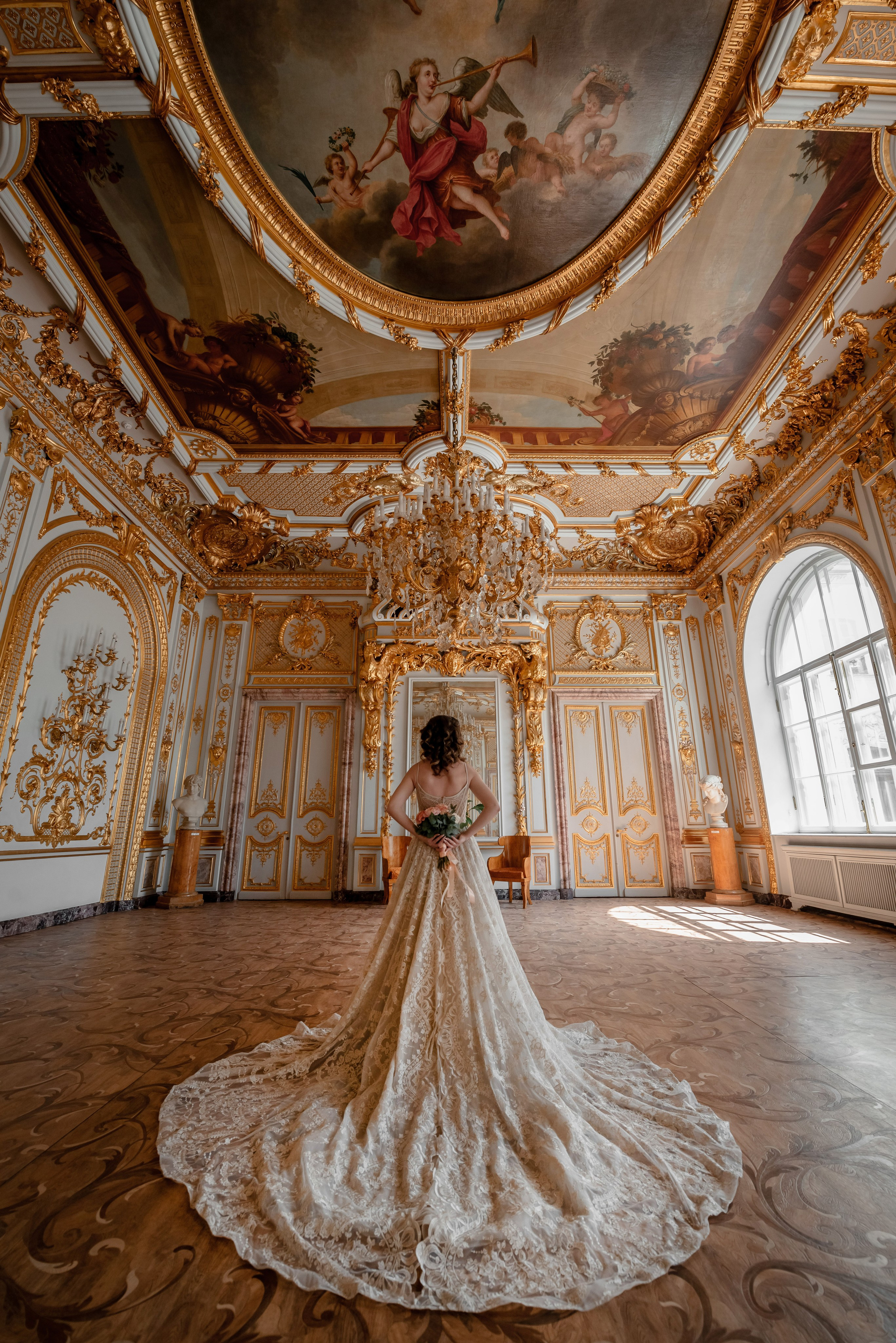 Елена и Дмитрий (свадебная фотосессия в Доме Архитектора — особняке Половцова). Портретный, семейный и свадебный фотограф в Санкт-Петербурге и в Пушкине Ширяев Денис