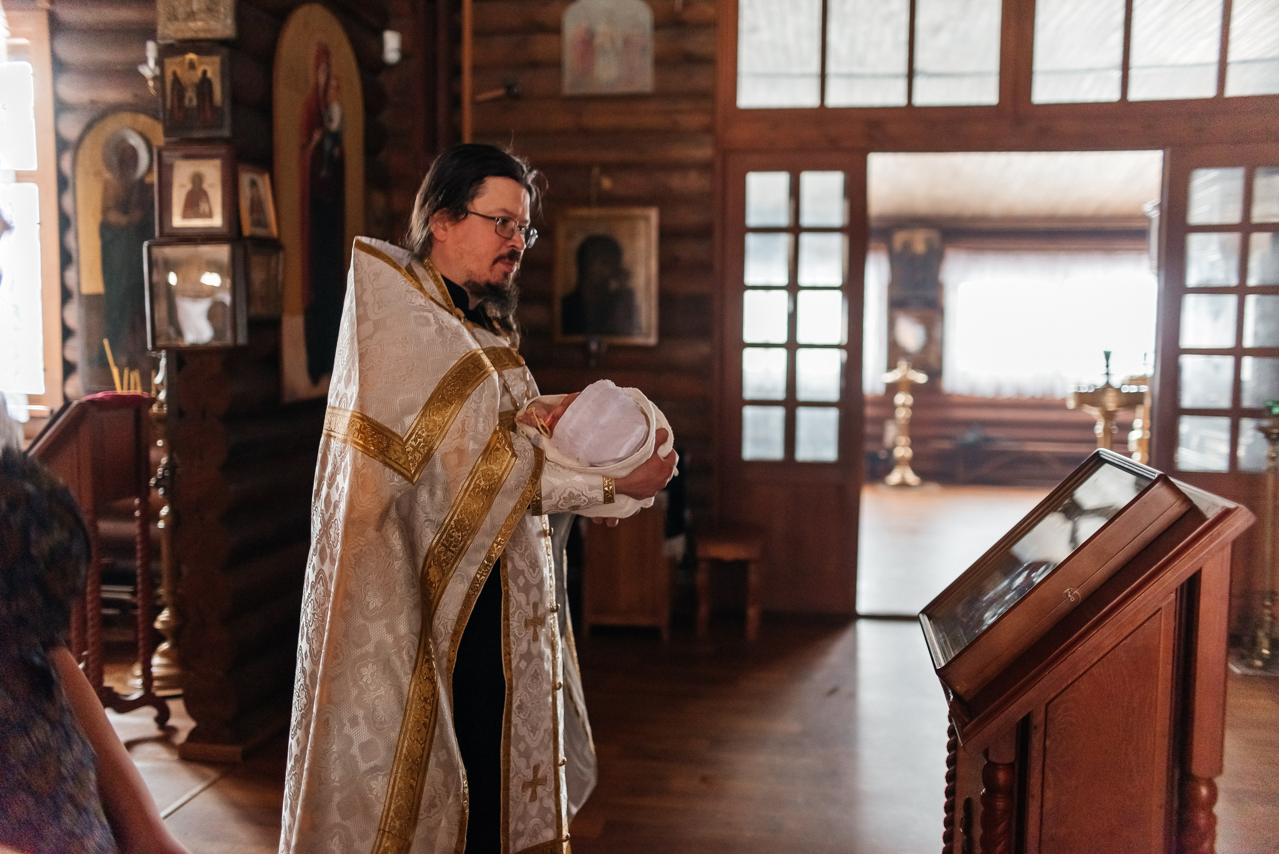 Крещение в храме Серафима Саровского в Иваново. Фотограф Иваново | Москва | Ирина Коптилина