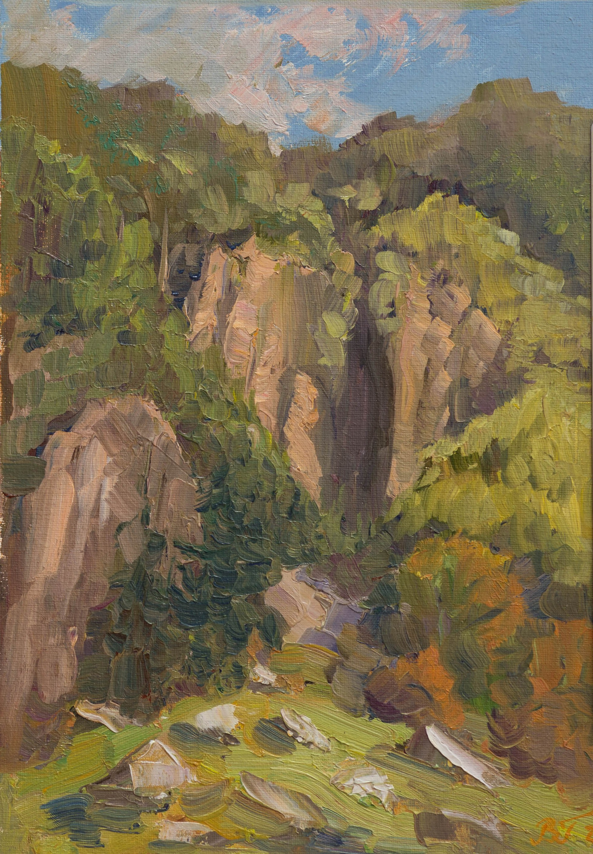 Кавказ. Художник Василий Гасич