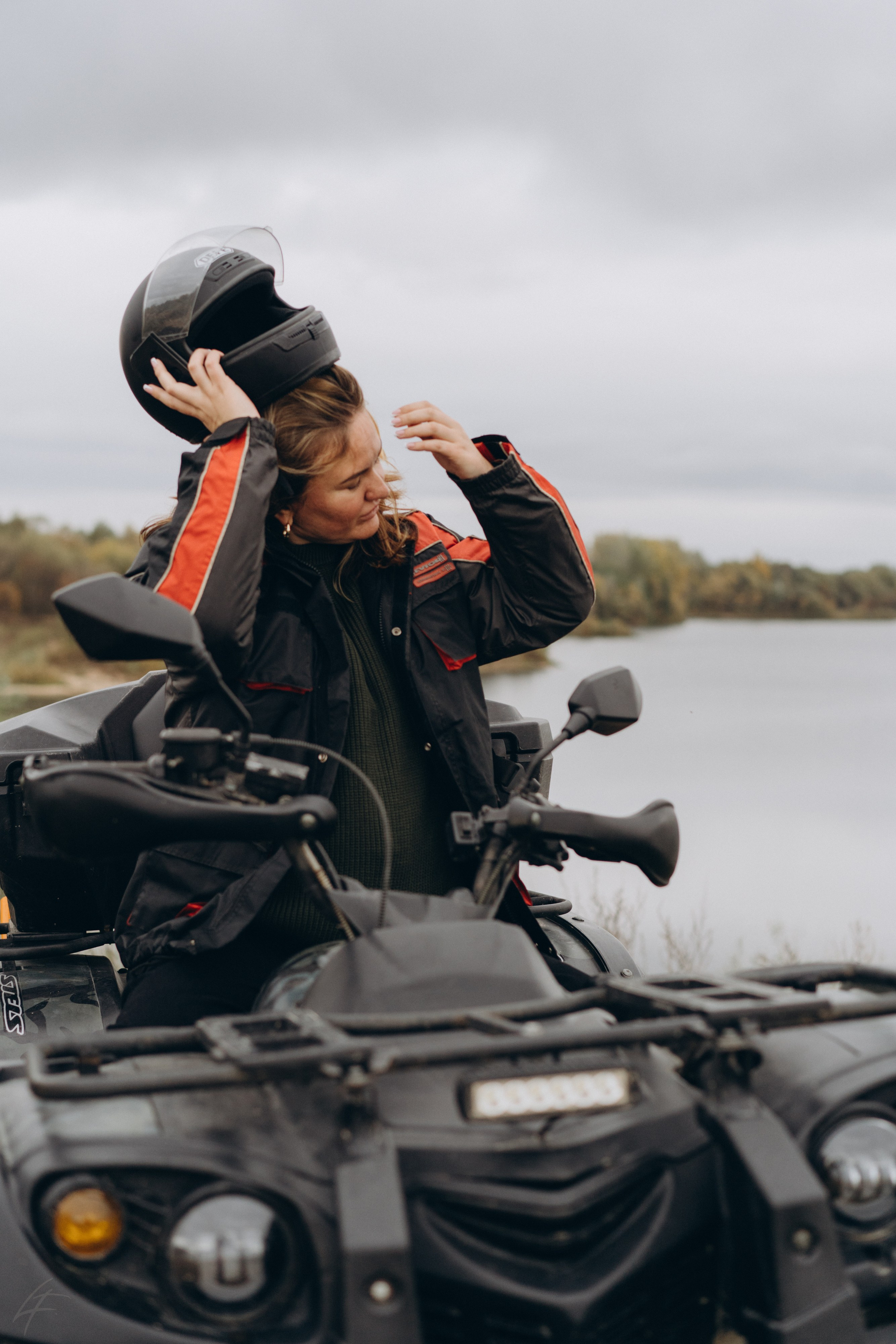 На квадриках по Ланьшинским карьерам. Лиза Фирстова — самый добрый фотограф