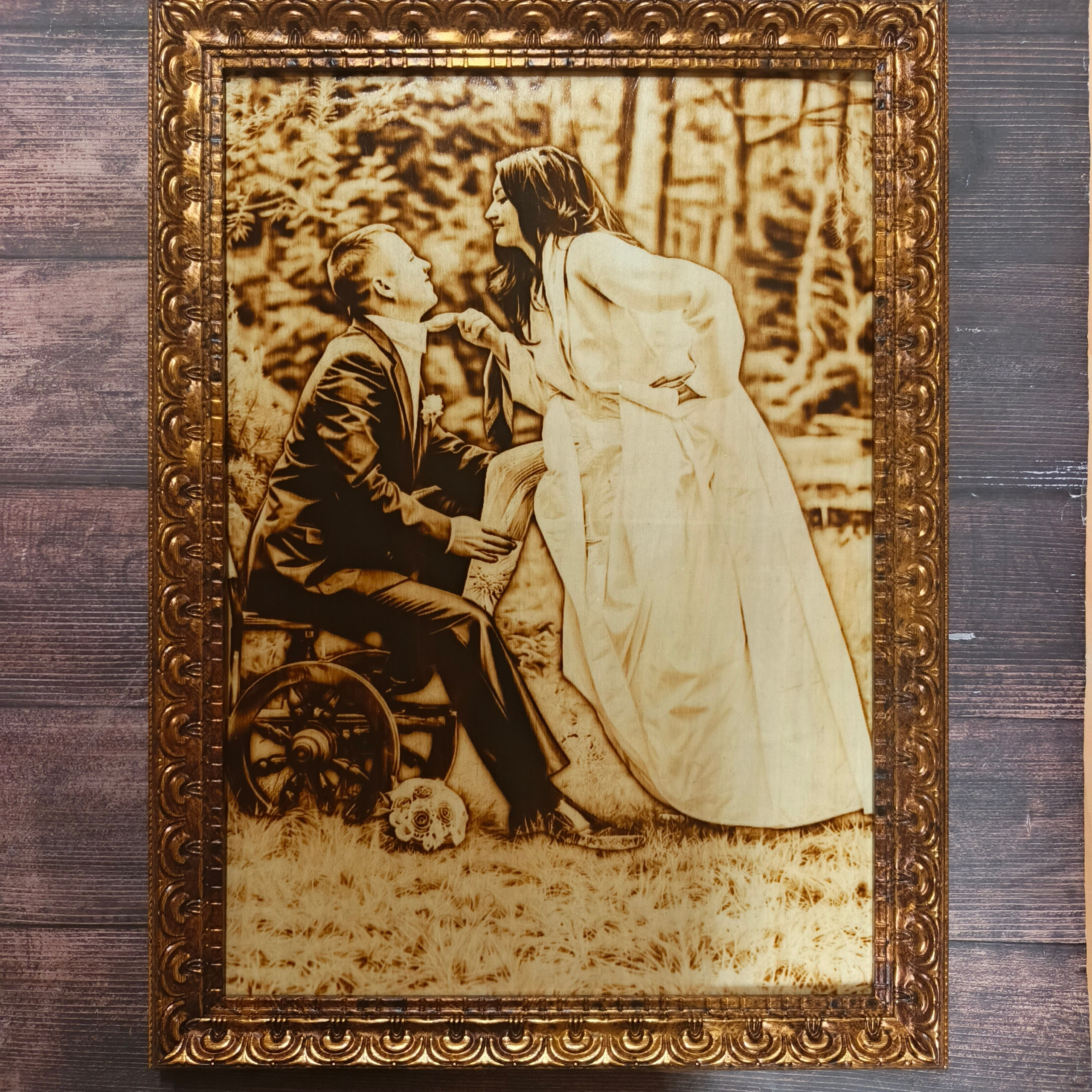 Портреты. Выжигания картин и портретов по фото